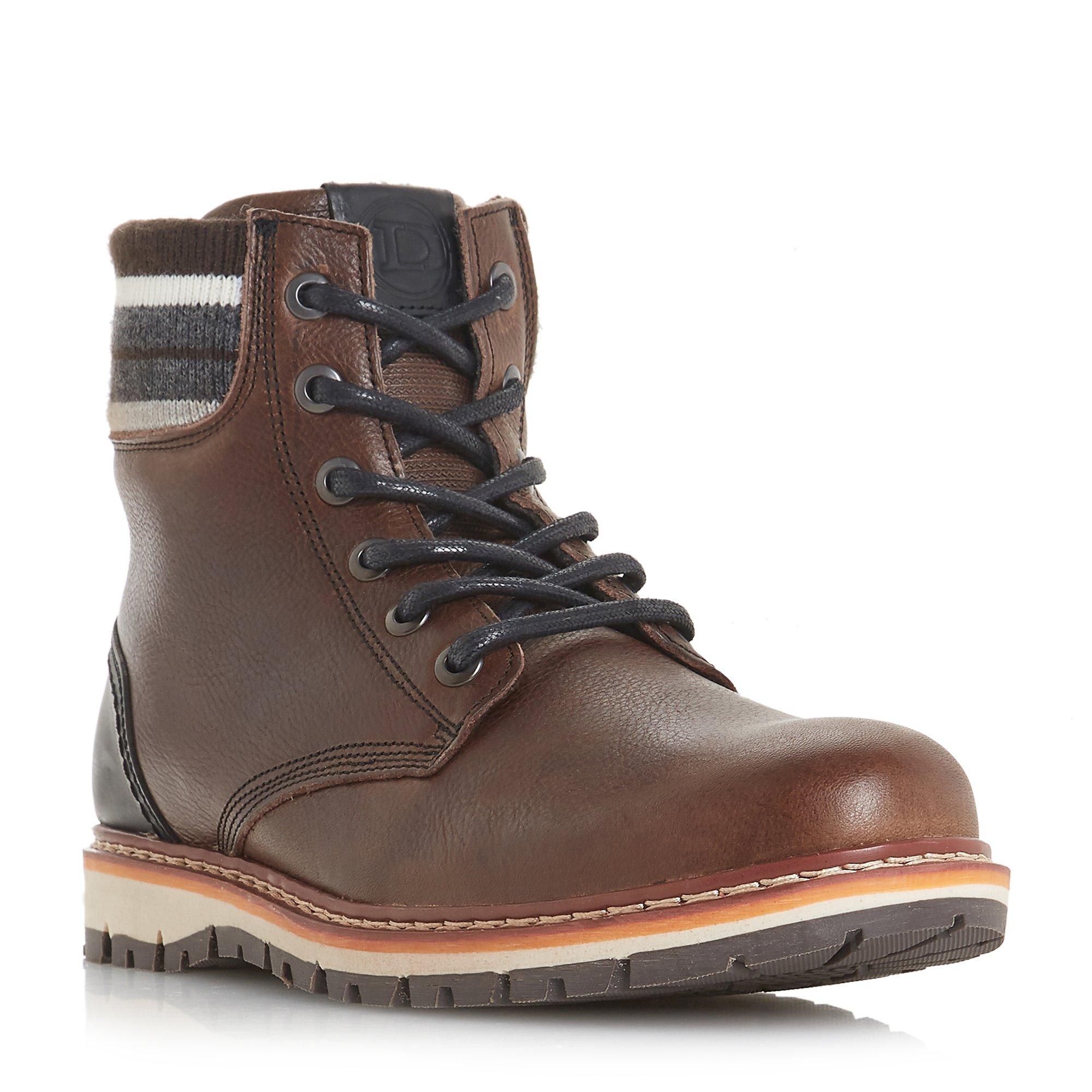 Covent Striped Collar Boots