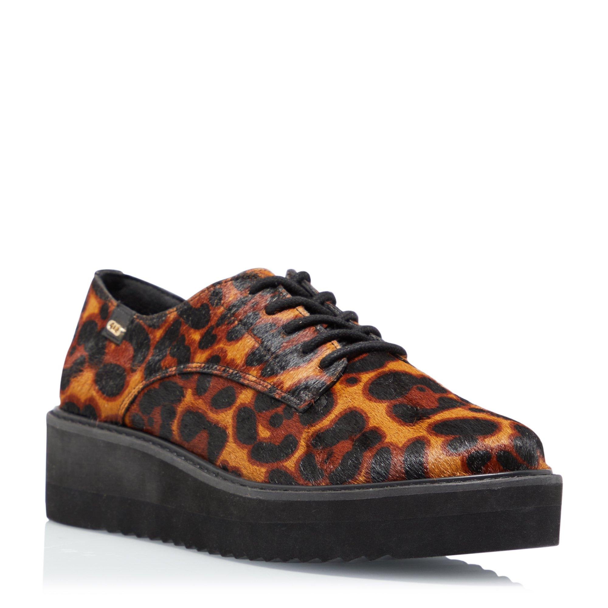 Falon Lace Up Flatform Shoes