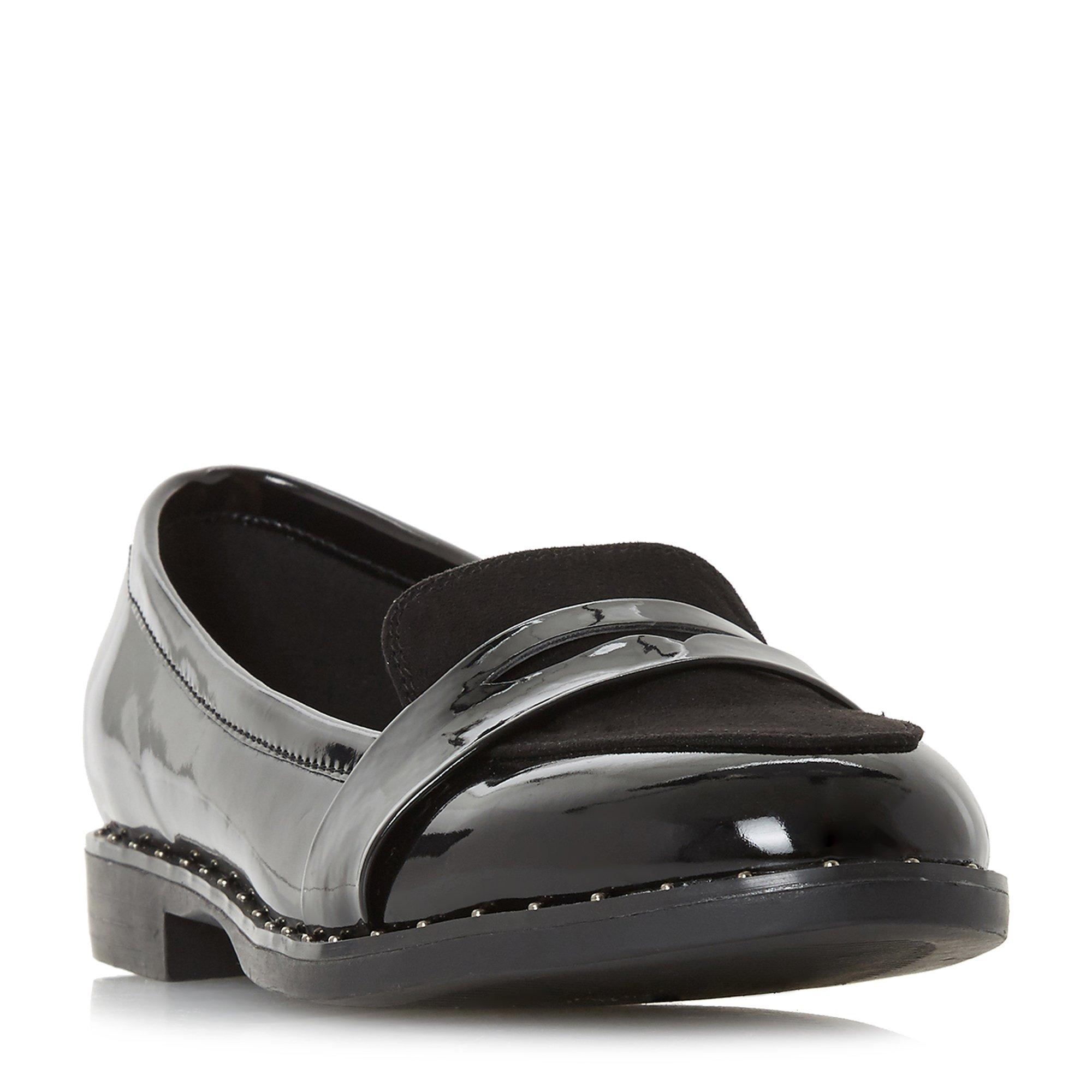 Gaia Patent Stud Detail Loafer