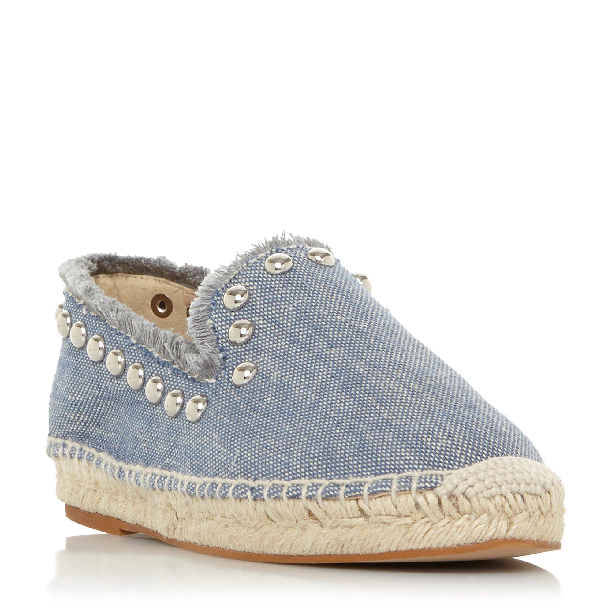 Georgina Db Canvas Slipper Cut Espadrille Shoes