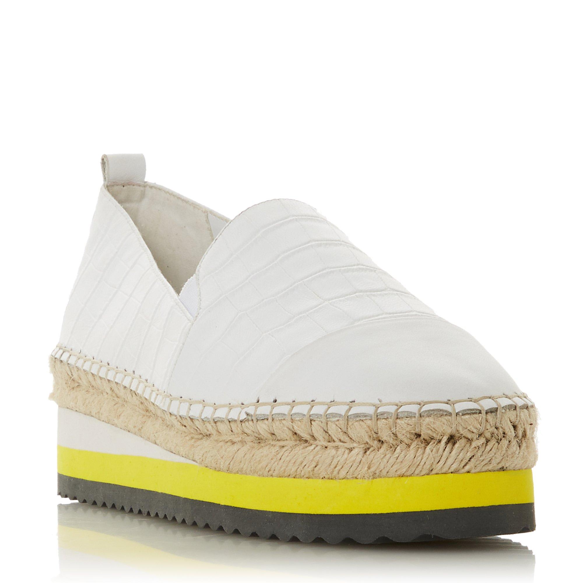 Glympse Slipper Cut Toe Cap Espadrille Shoes
