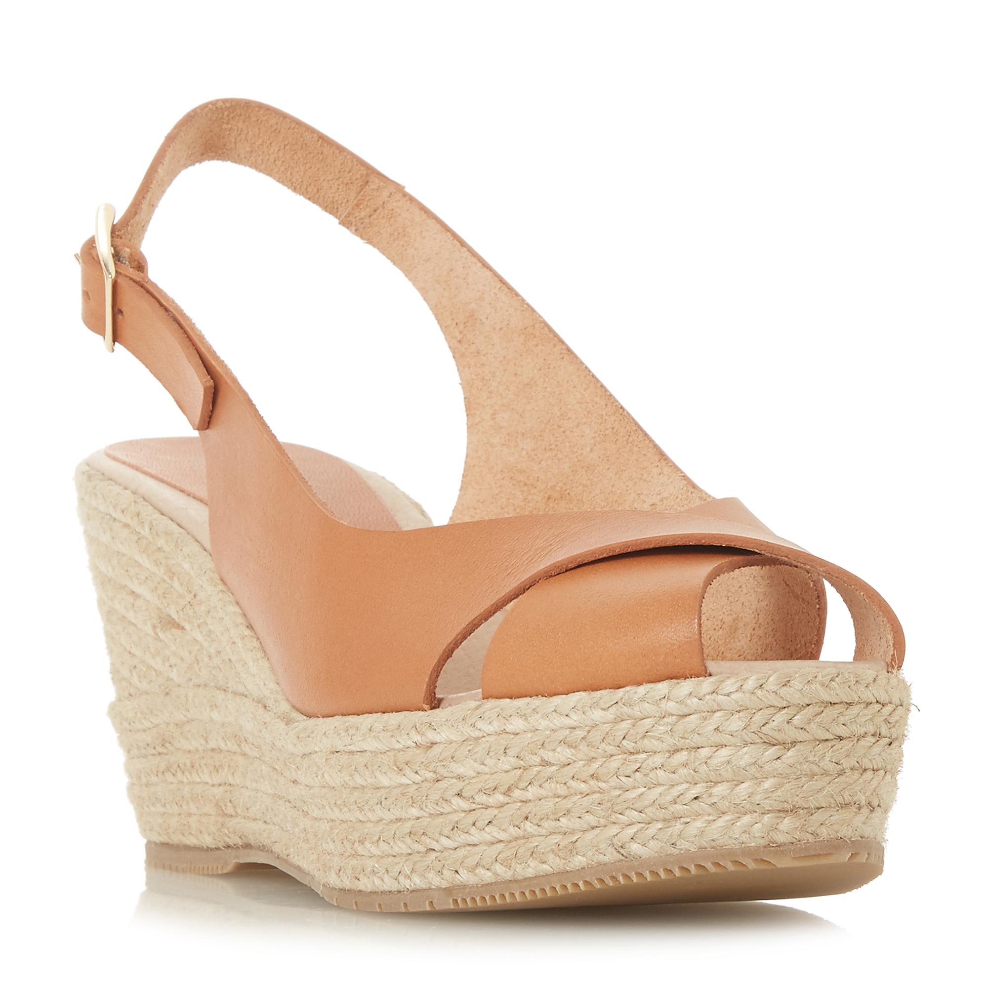 Kyri Espadrille Mid Wedge Sandals