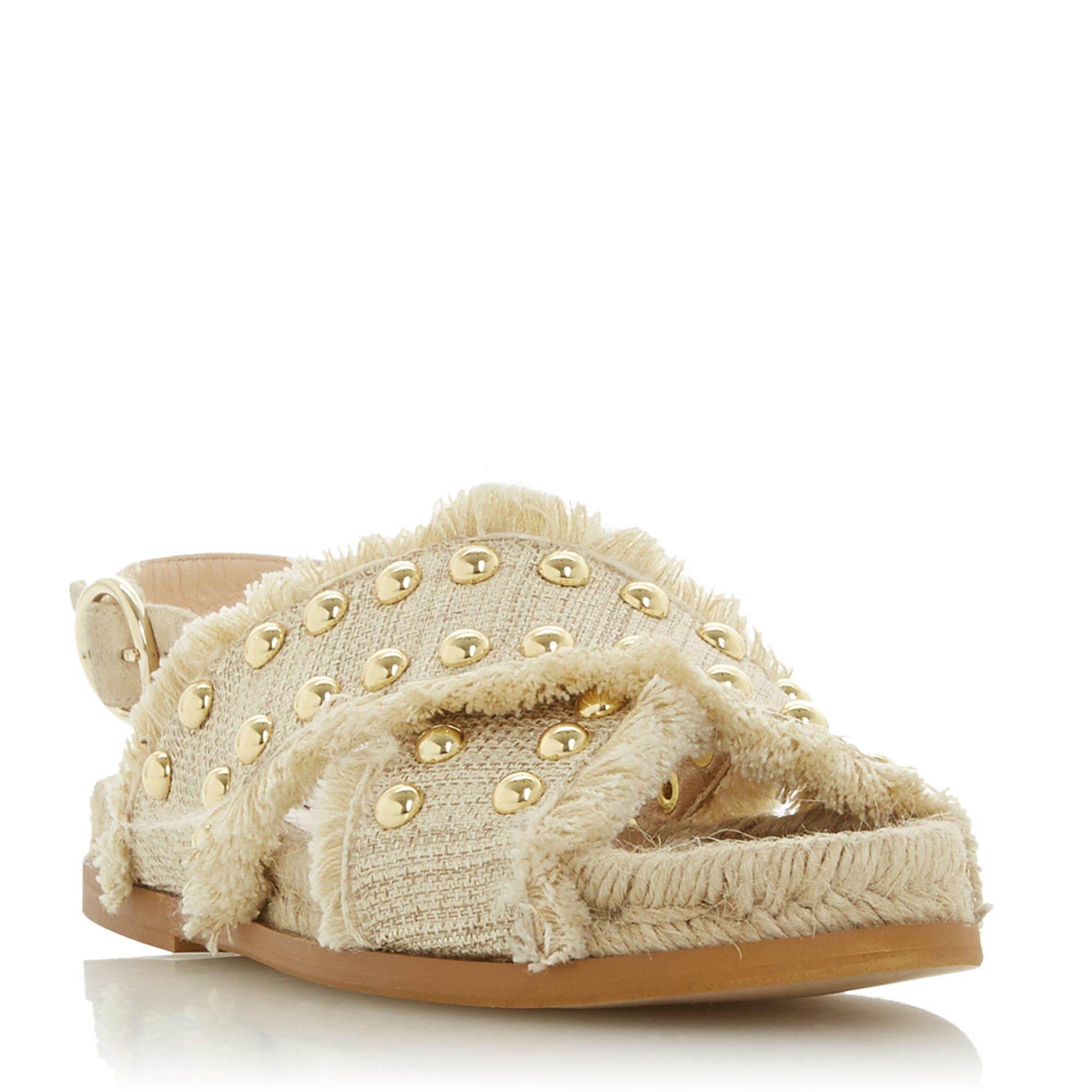 Lateen Db Studded Cross Strap Sandals