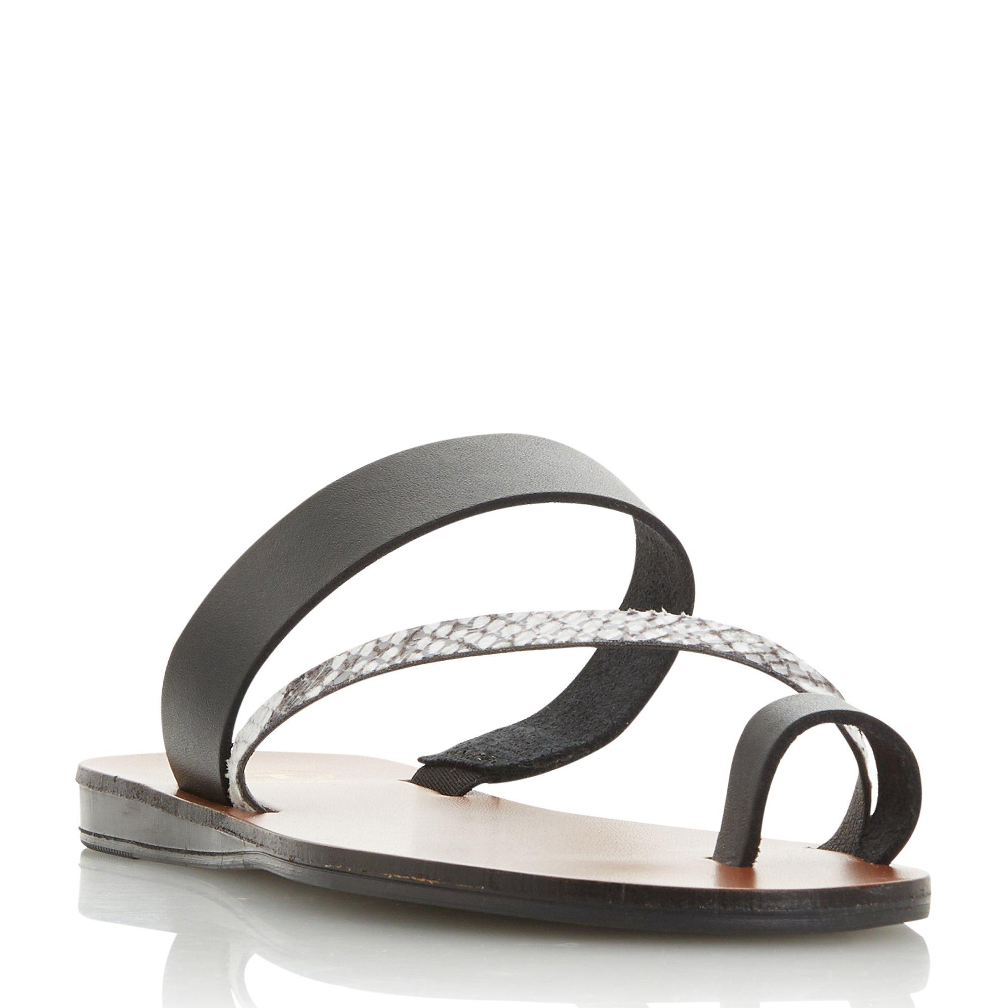 Lateleys Toe Loop Flat Sandals