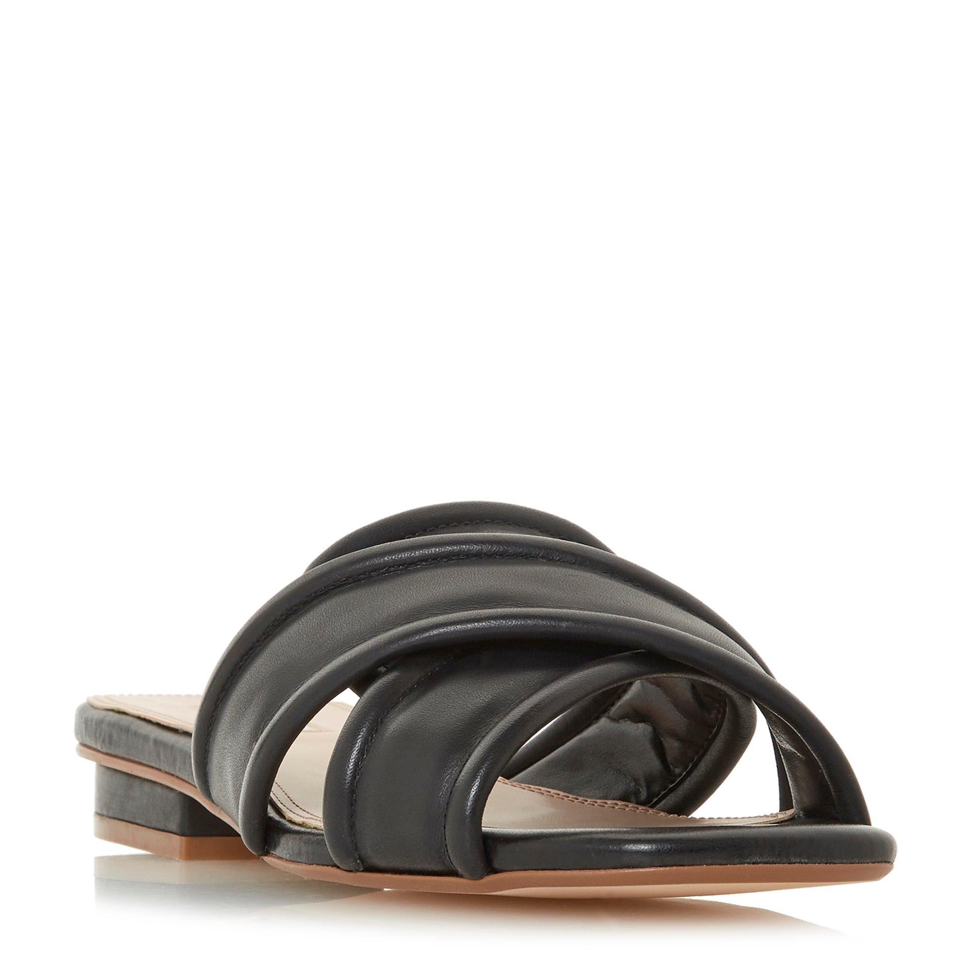 Ludo Padded Cross Strap Flat Sandals