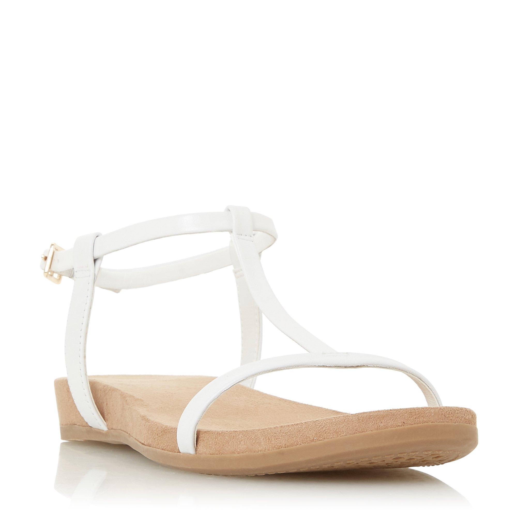 Luni Comfort Footbed T-Bar Flat Sandals