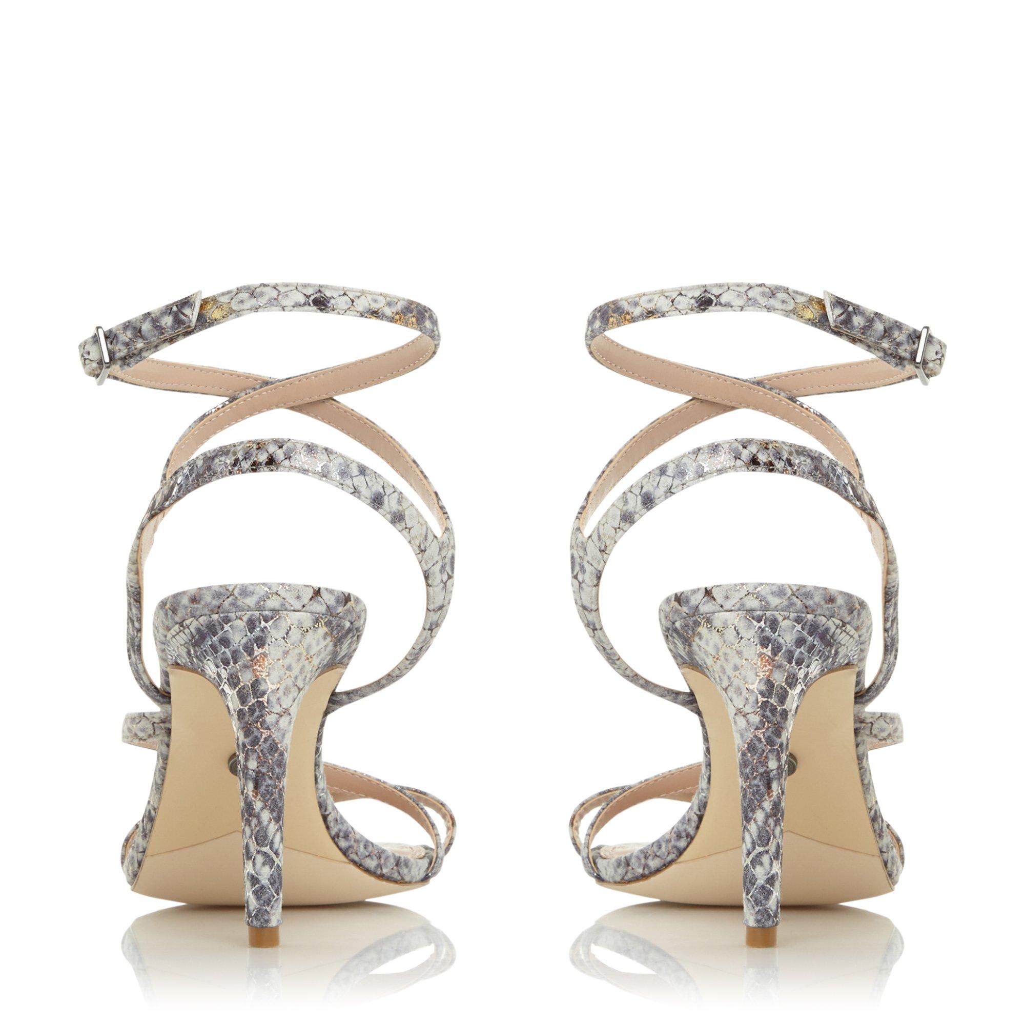 square toe strappy sandals flat