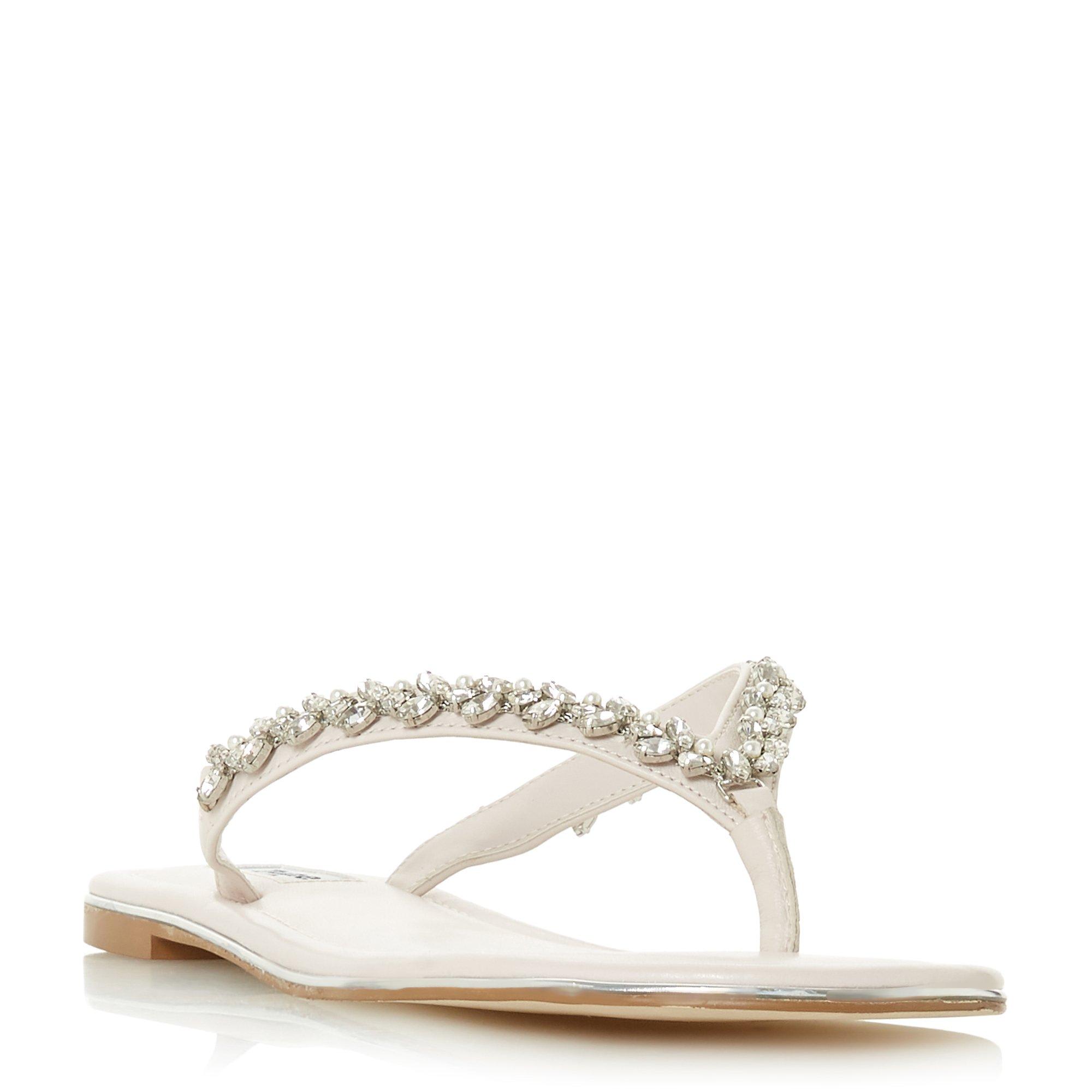 Newbeys Embellished Flat Sandals