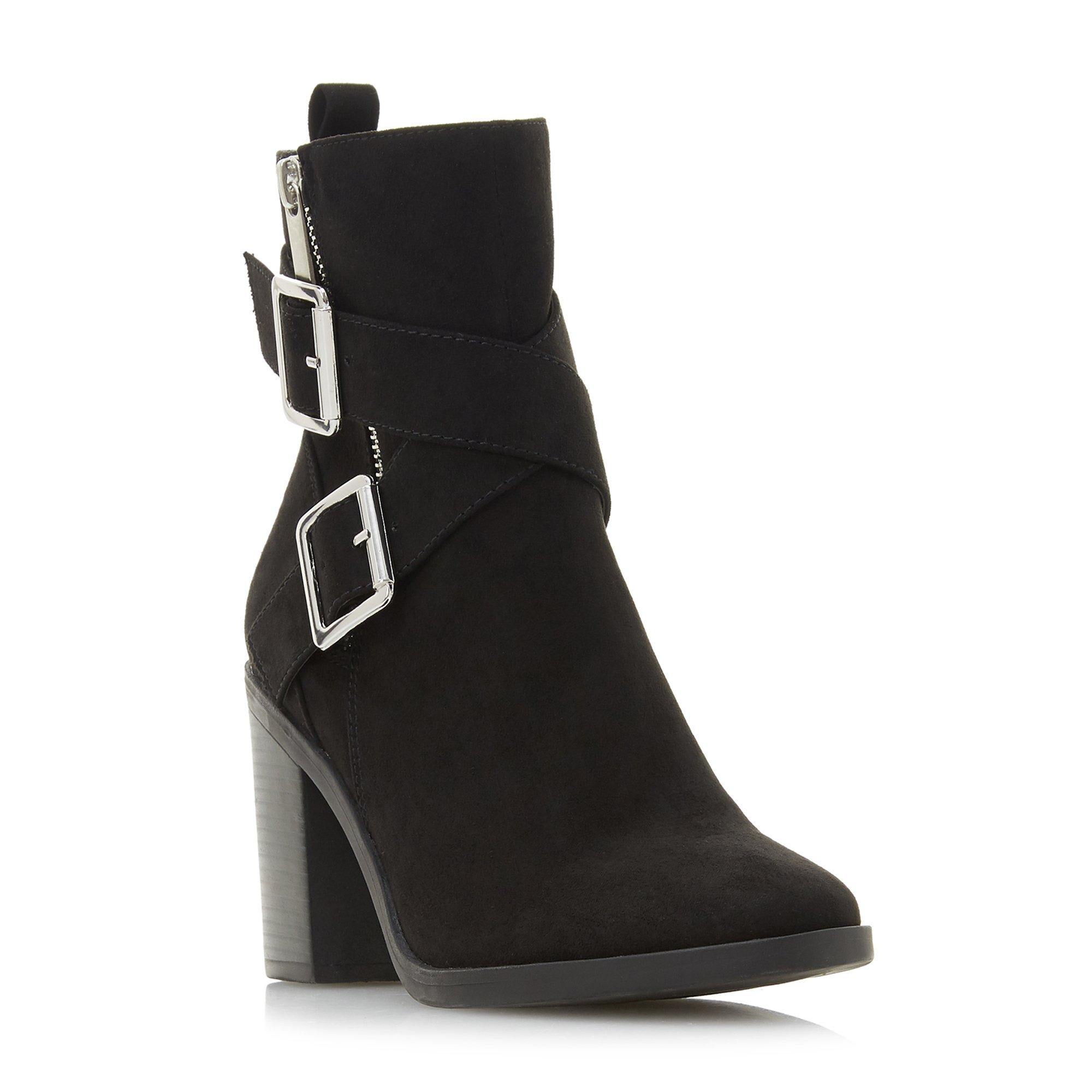 Oblyx Double Buckle Ankle Boots
