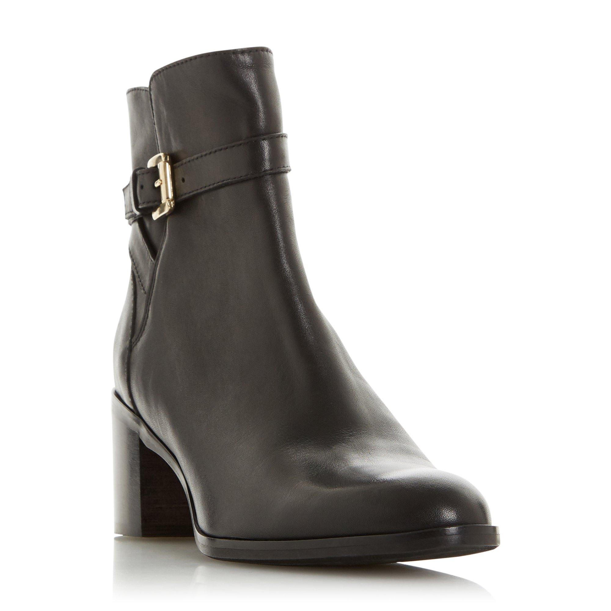 Pacey Mid Block Heel Multi Strap Ankle Boots