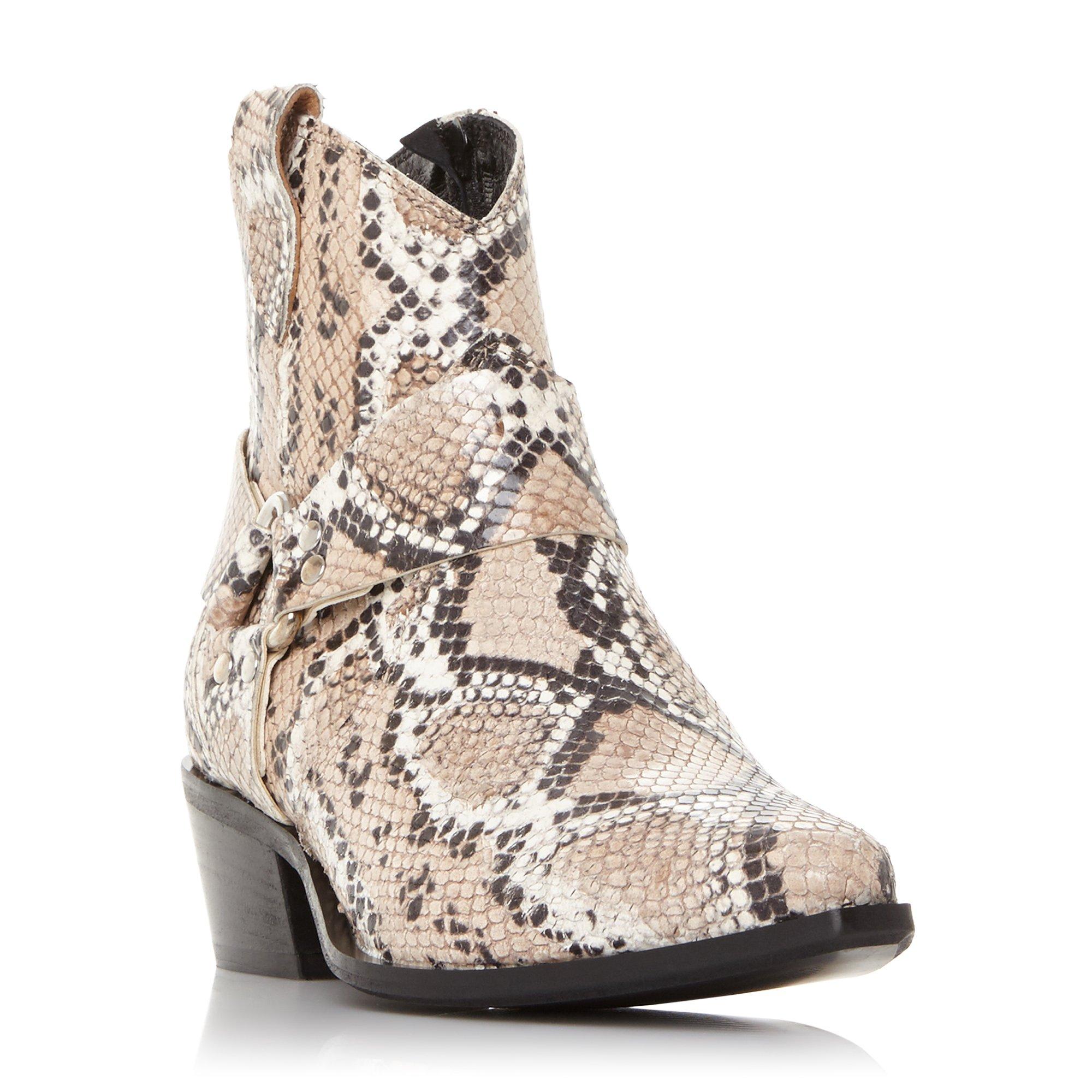 Panchoe Db Ankle Strap Western Boots