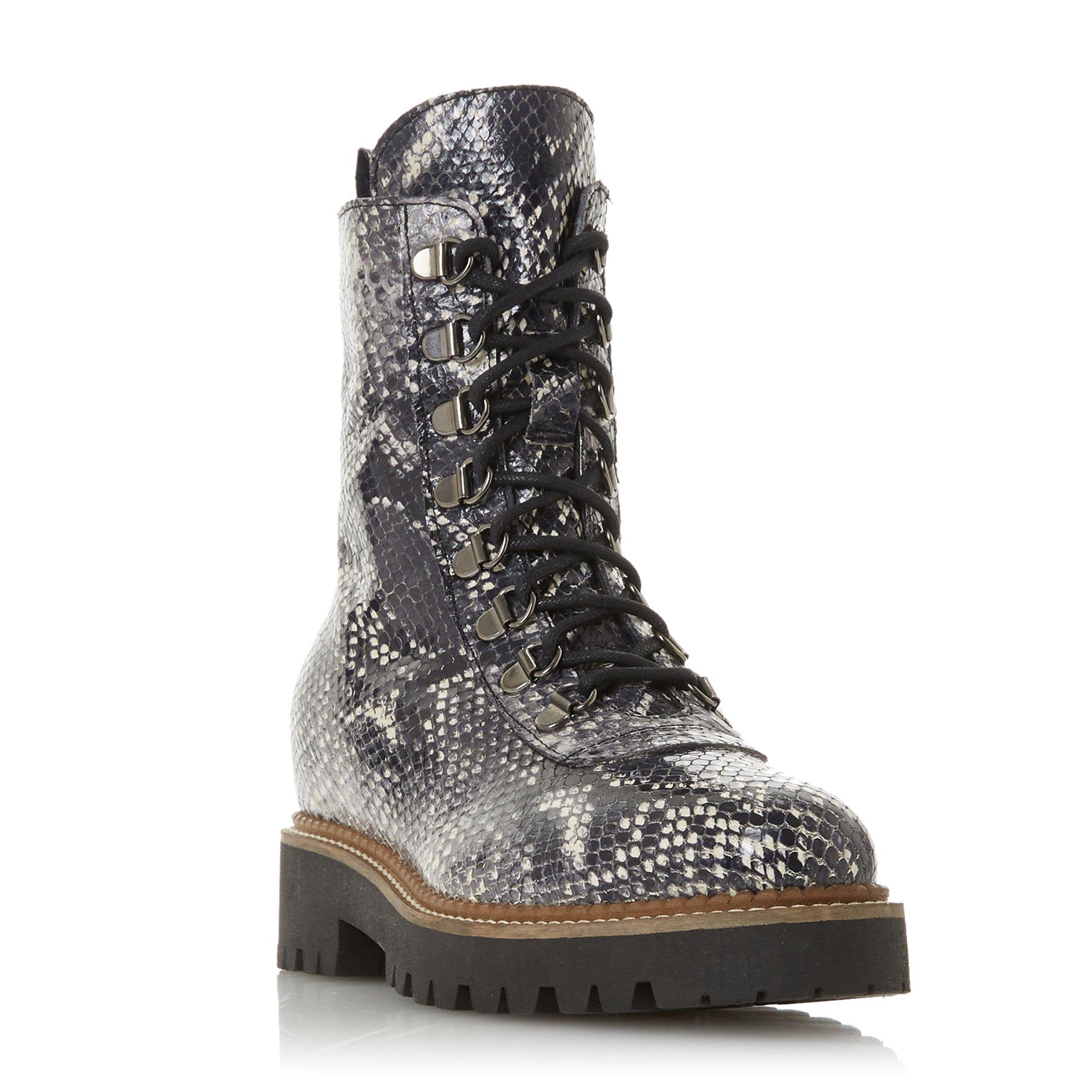 Parise Cleated Sole Lace Up Hiker Boots