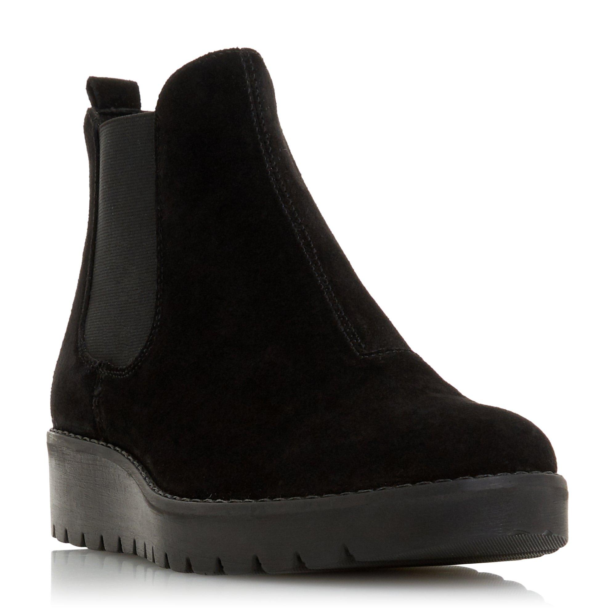 Peninsular Flatform Chelsea Ankle Boots