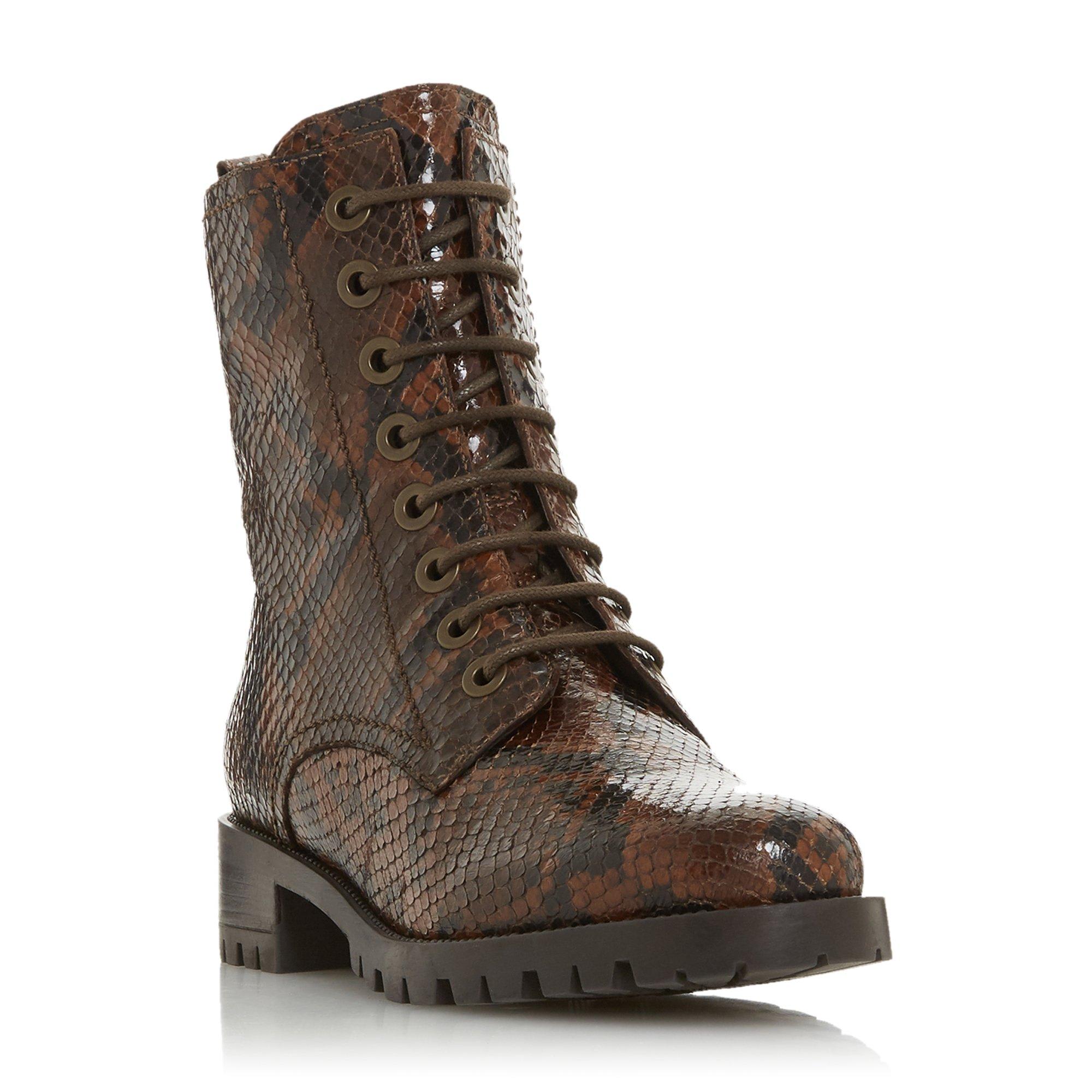 Prestone Cleated Sole Lace-Up Hiker Boots