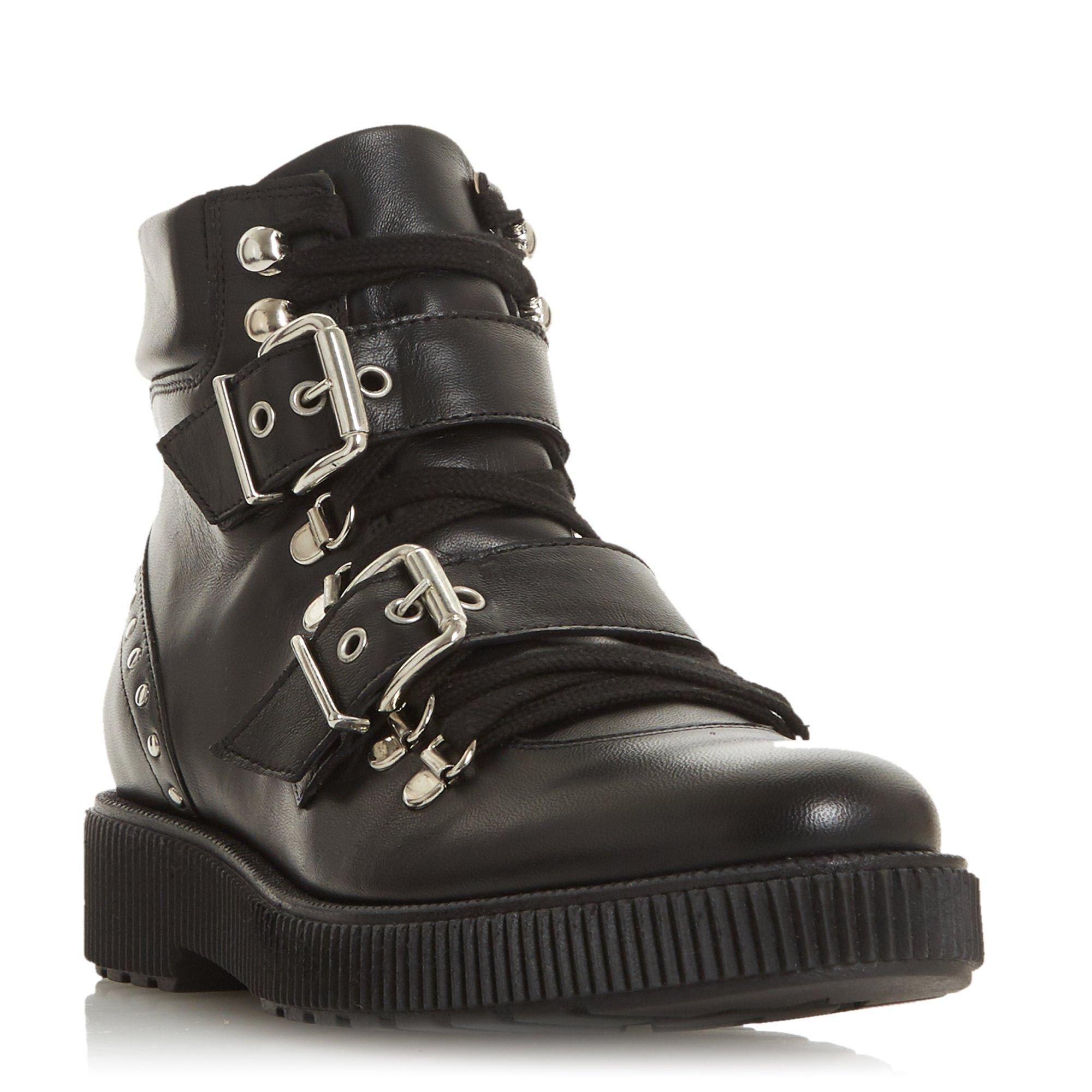 Provoked Buckle Hiker Platform Boots