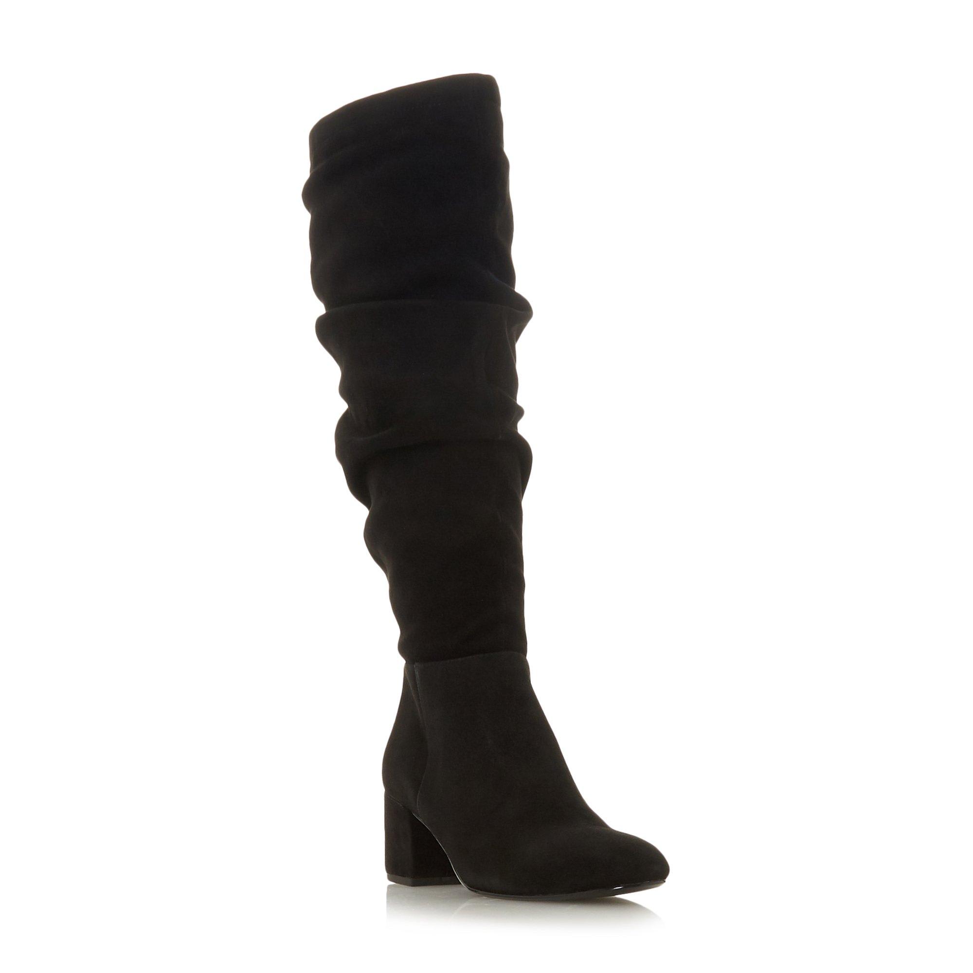 Sarento Ruched Knee High Boots