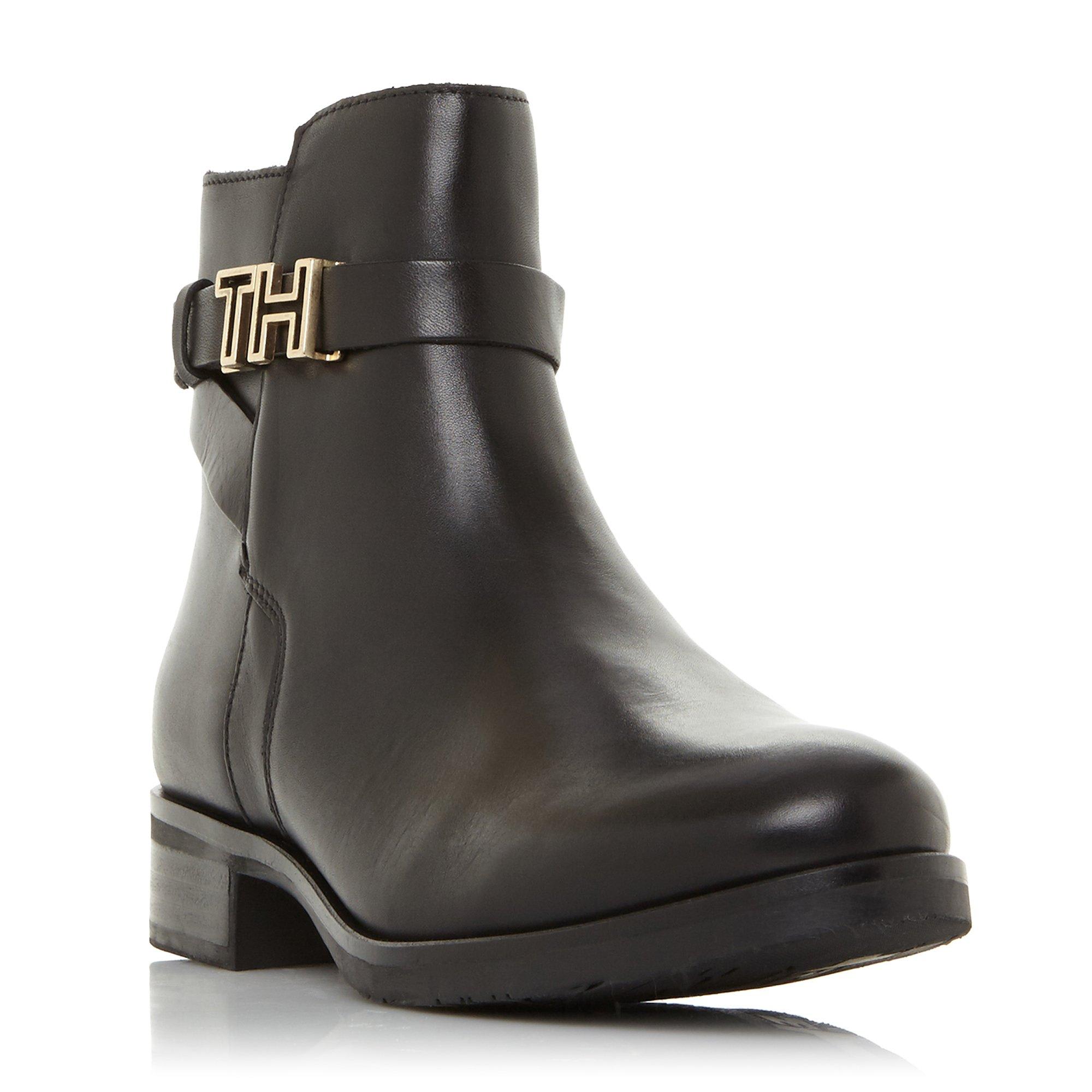 Th Hardware Lea Wrap-Around Strap Ankle Boots