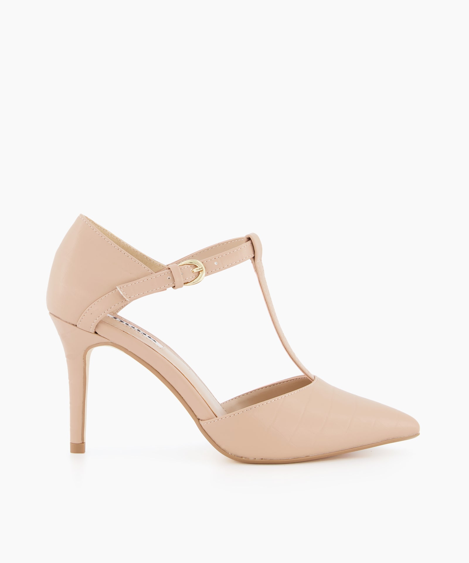 nude mid heel shoes