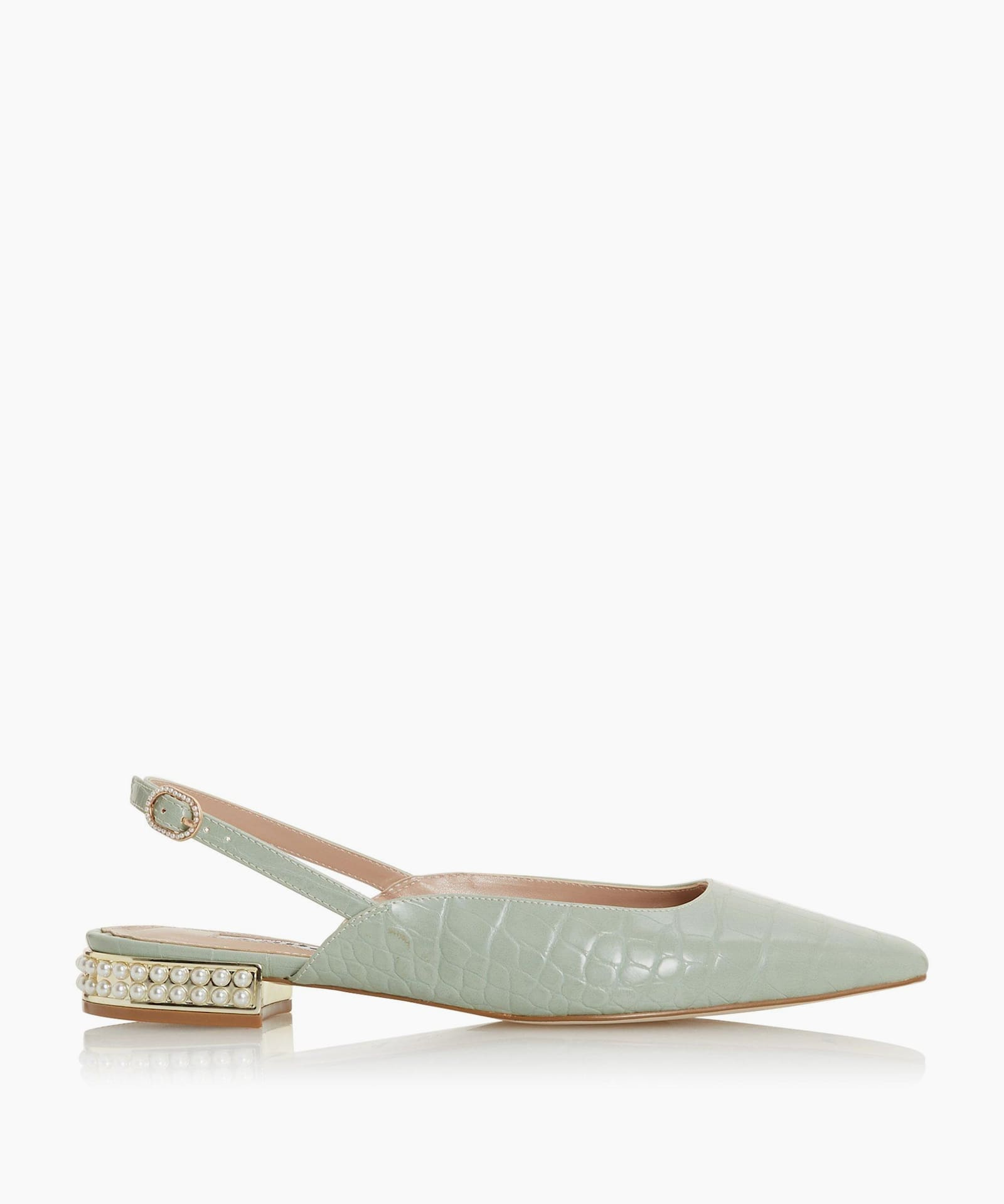 mint green slingback shoes