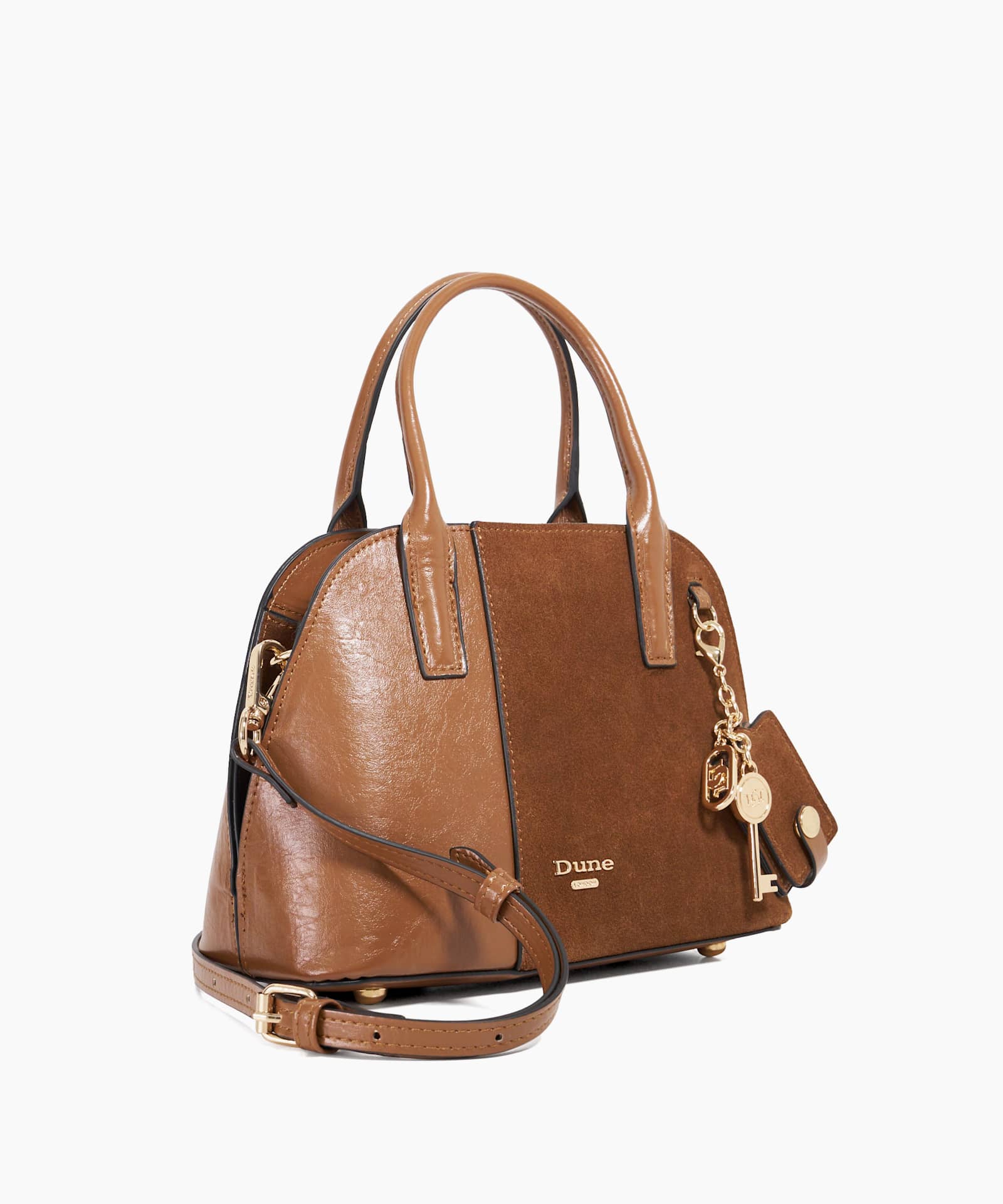 Dandelions Bag Charm Tote - tan