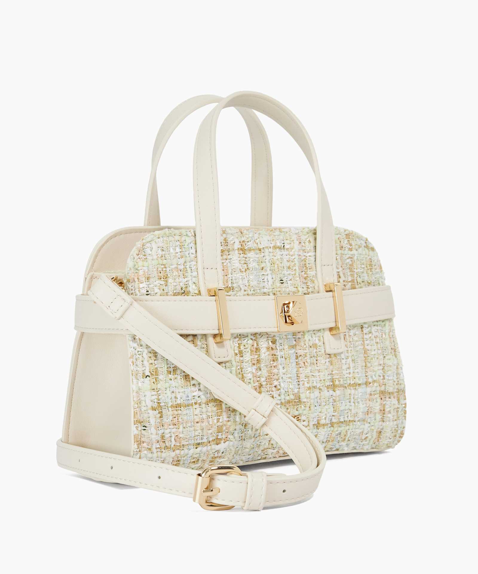 Delineate Reptile-Effect Shoulder Bag - natural