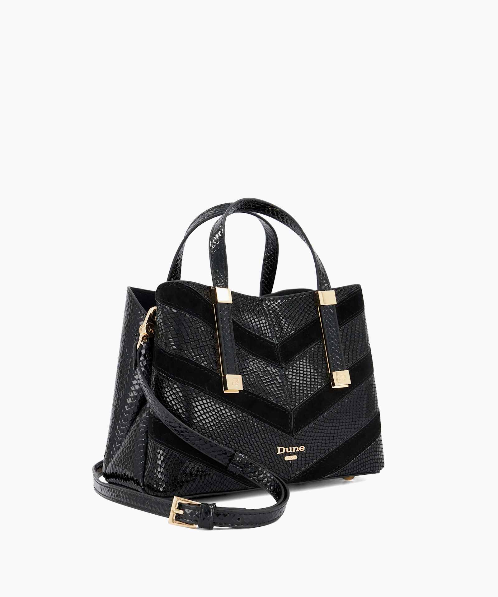 Dinkydorry Textured Tote Bag - black