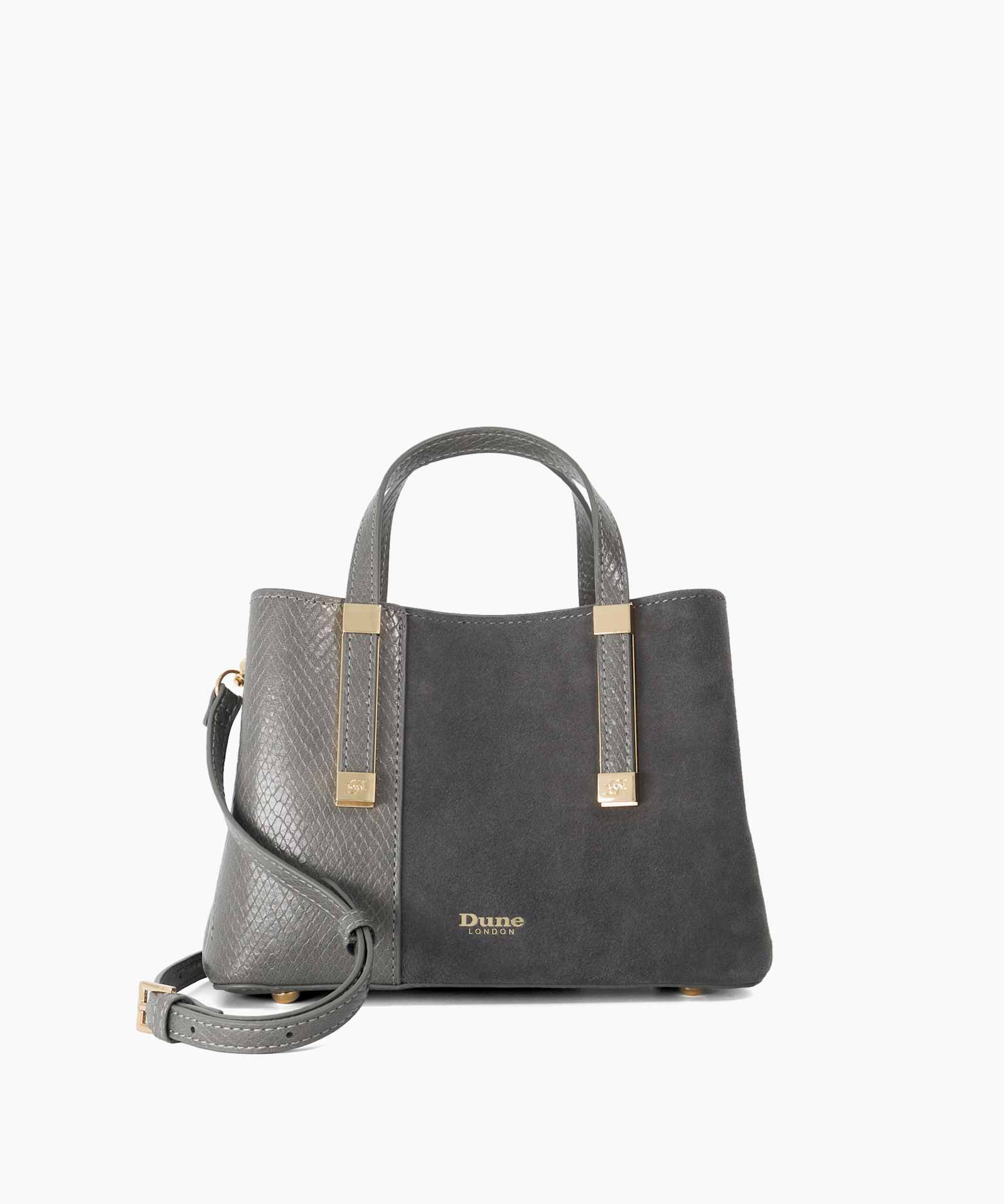 Dinkydorry P Textured Tote Bag - grey