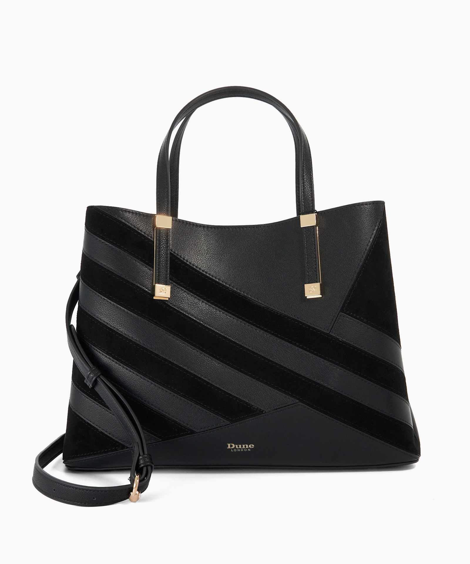 Dorry Textured Shoulder Bag - black