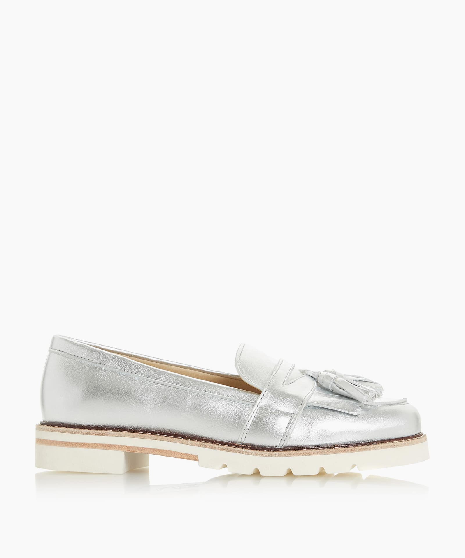 dune glitter loafers