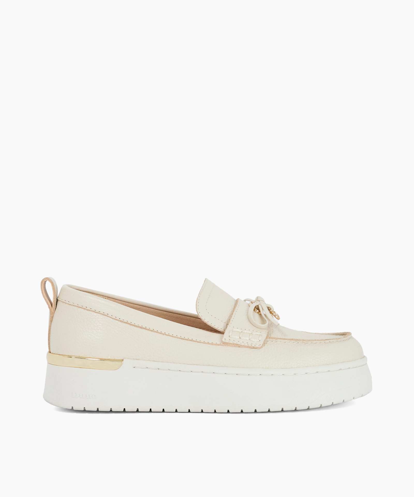 Glide Flatform Casual Loafer - ecru