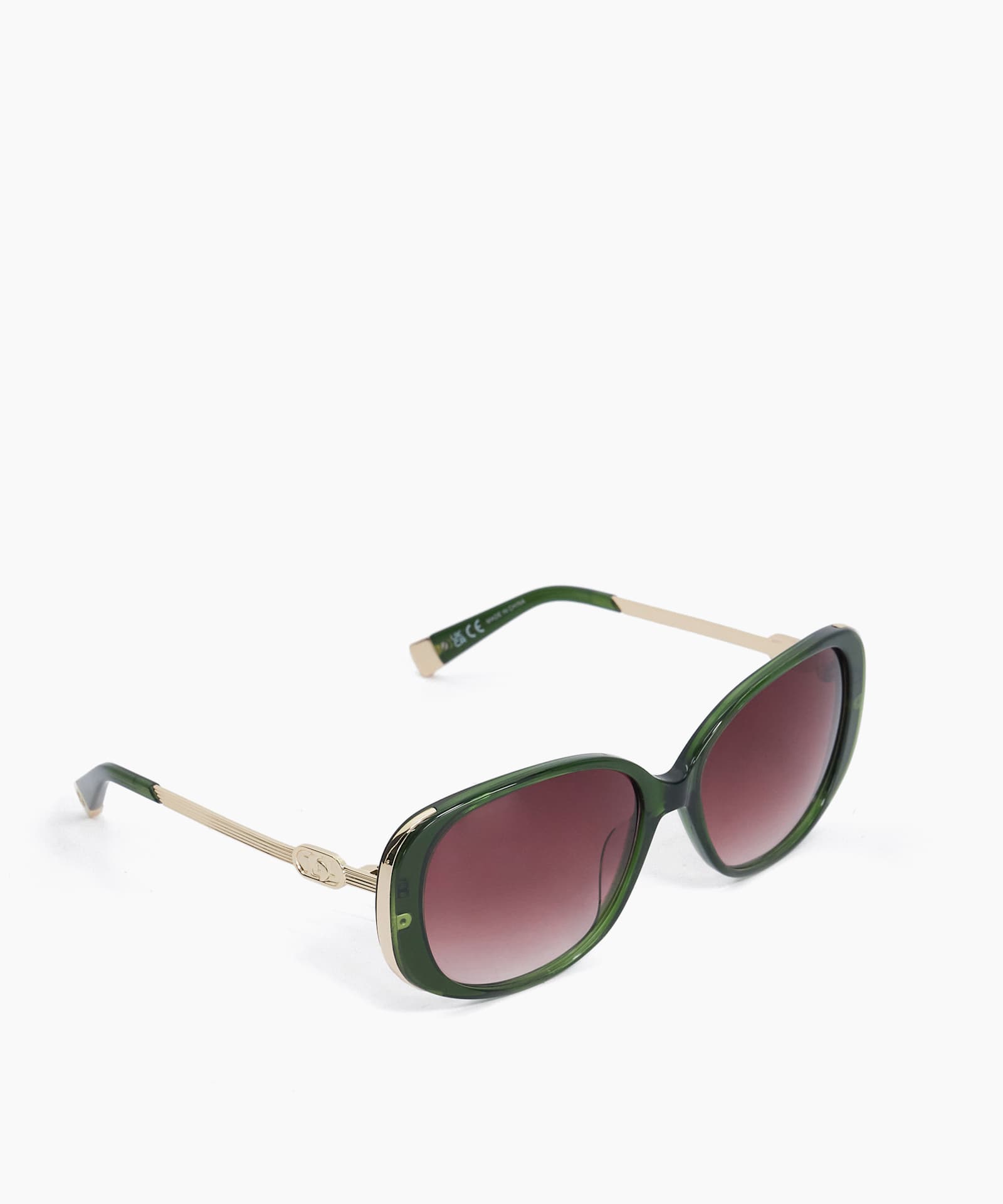 Goldie Green Oversized Sunglasses - green