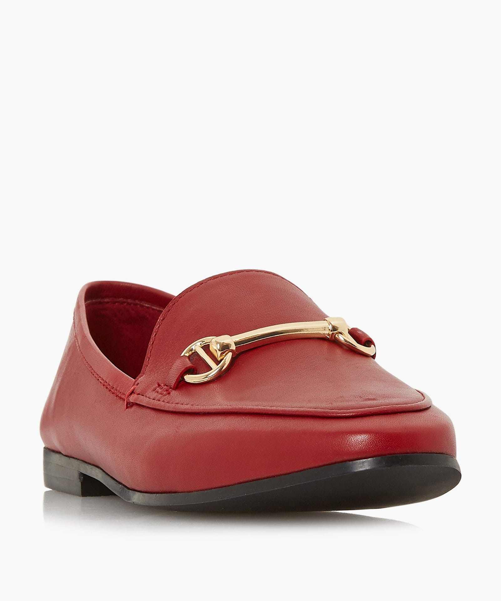 dune red loafers