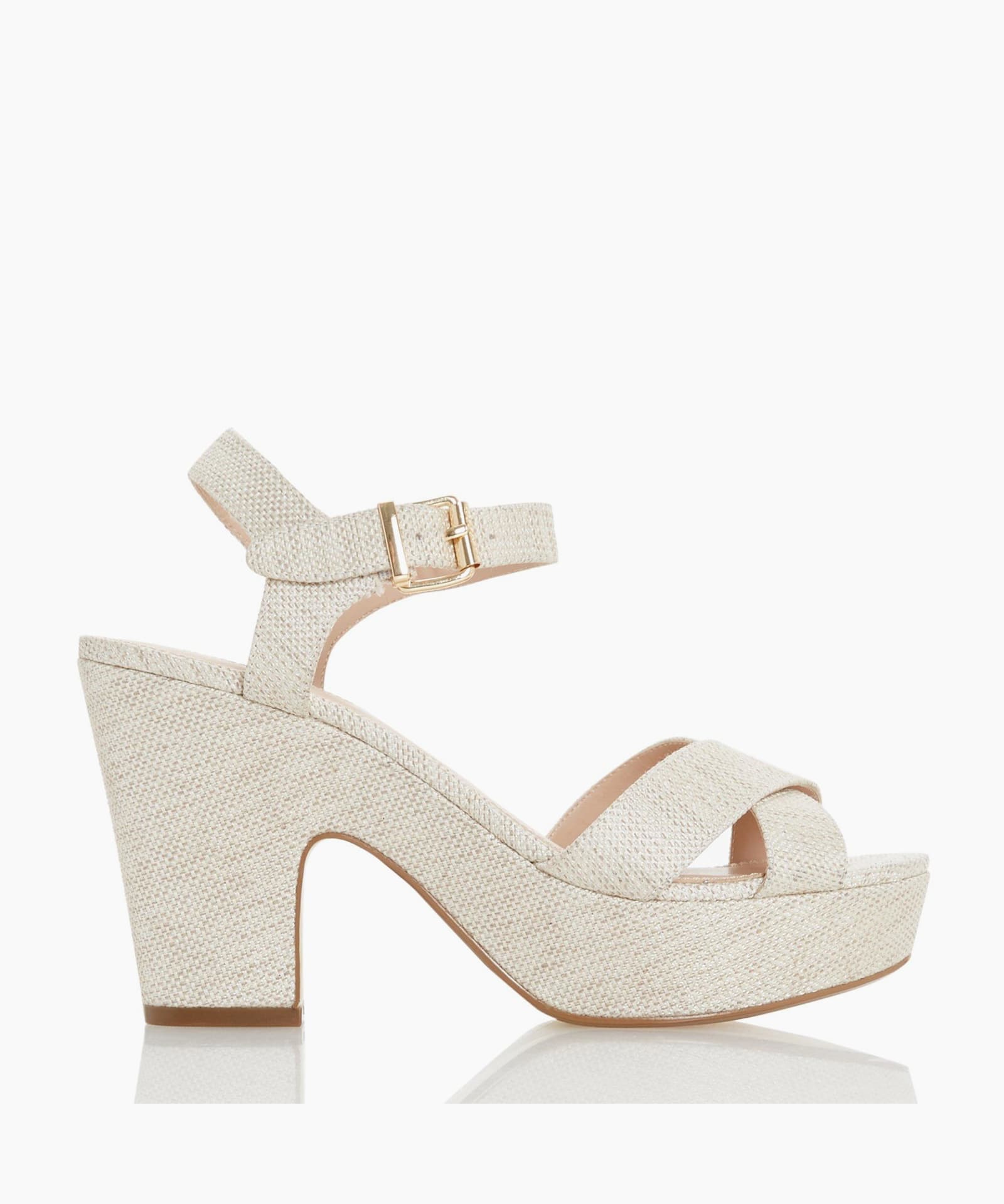 Shoes High-Heeled Sandals High Heel Sandals Dilay High Heel Sandal natural white casual look 