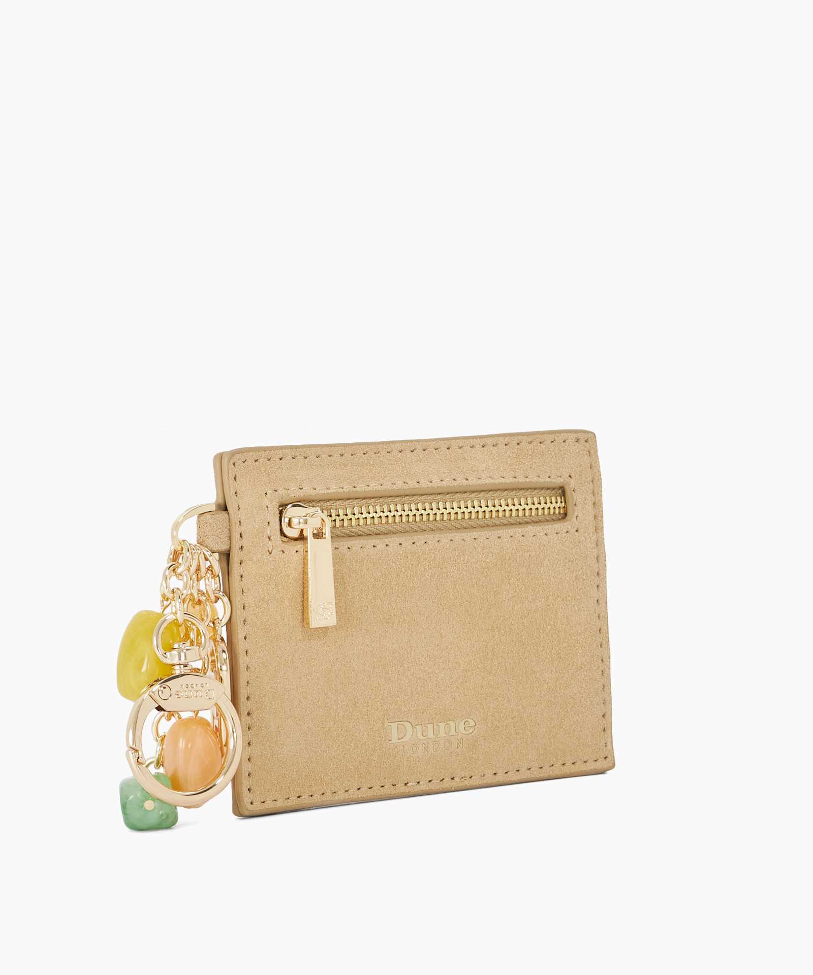 Klub Leather Croc-Effect Purse - taupe