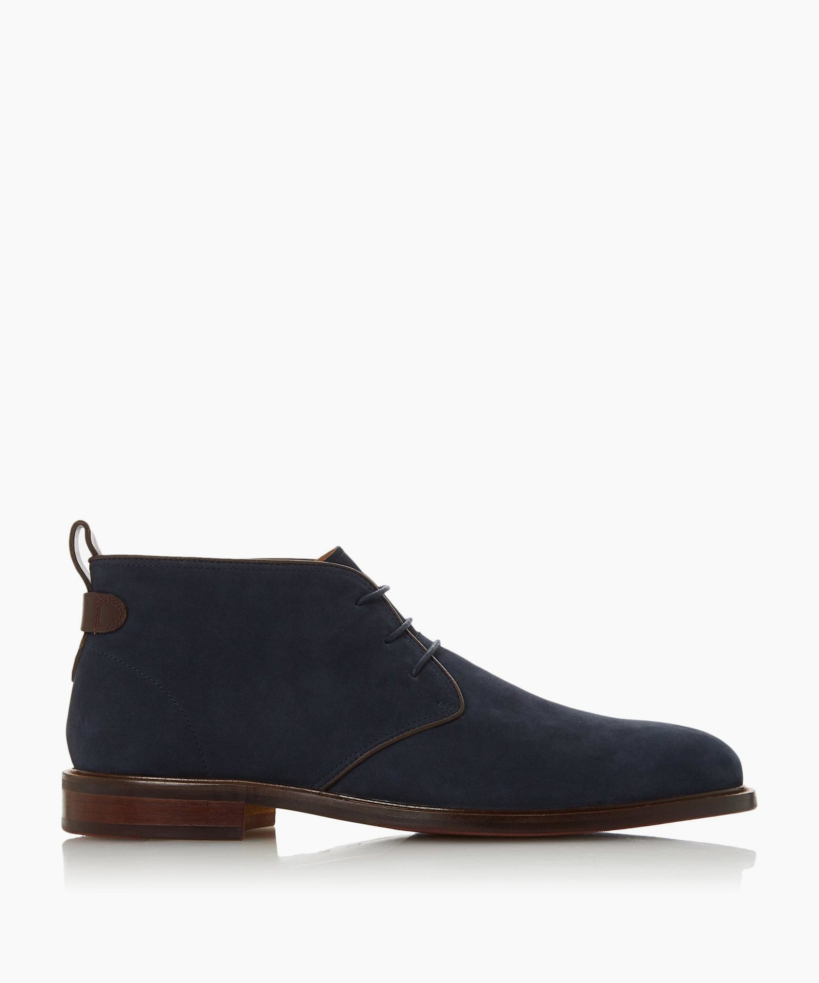 dune blue suede boots