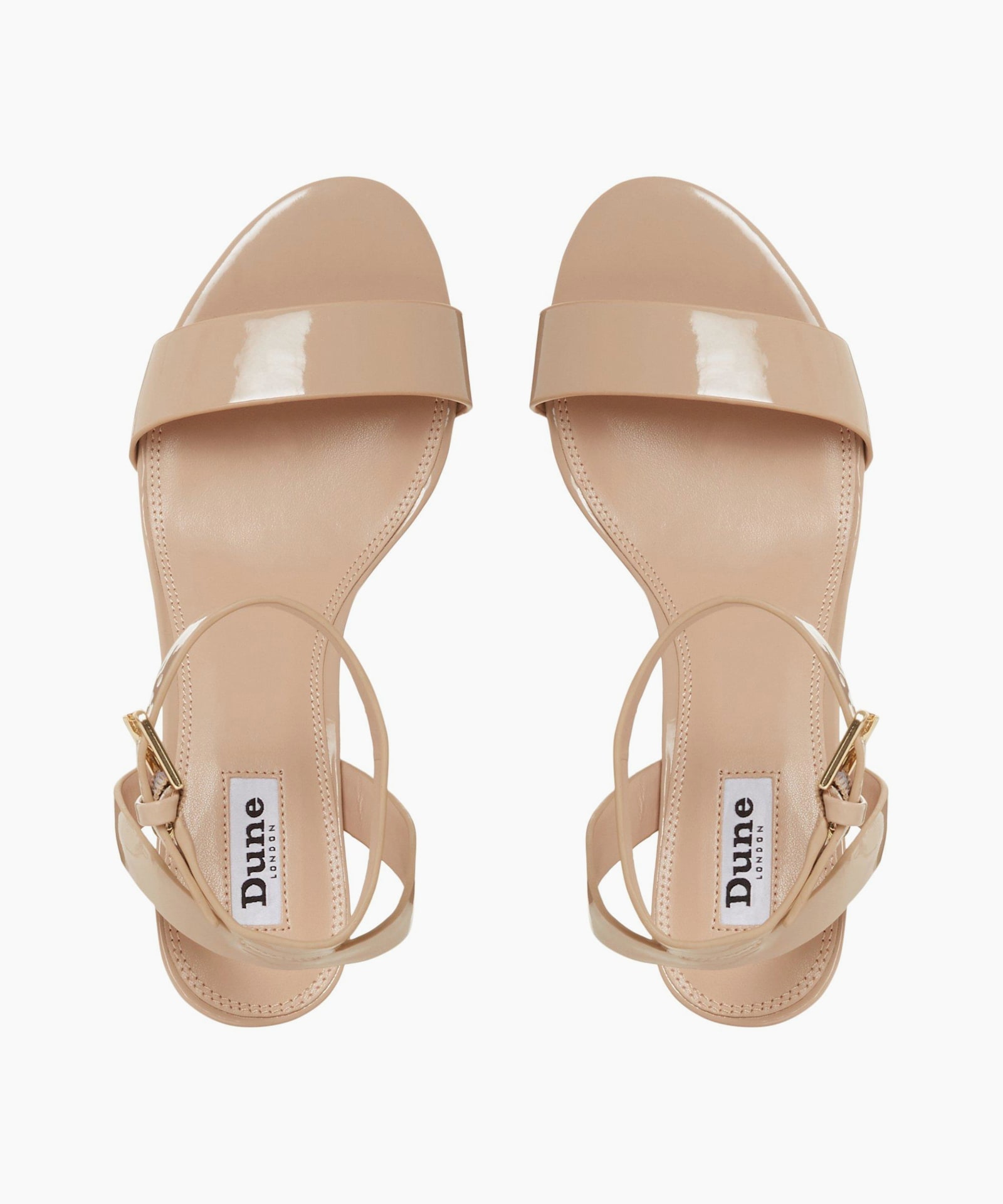 dune block heel sandals