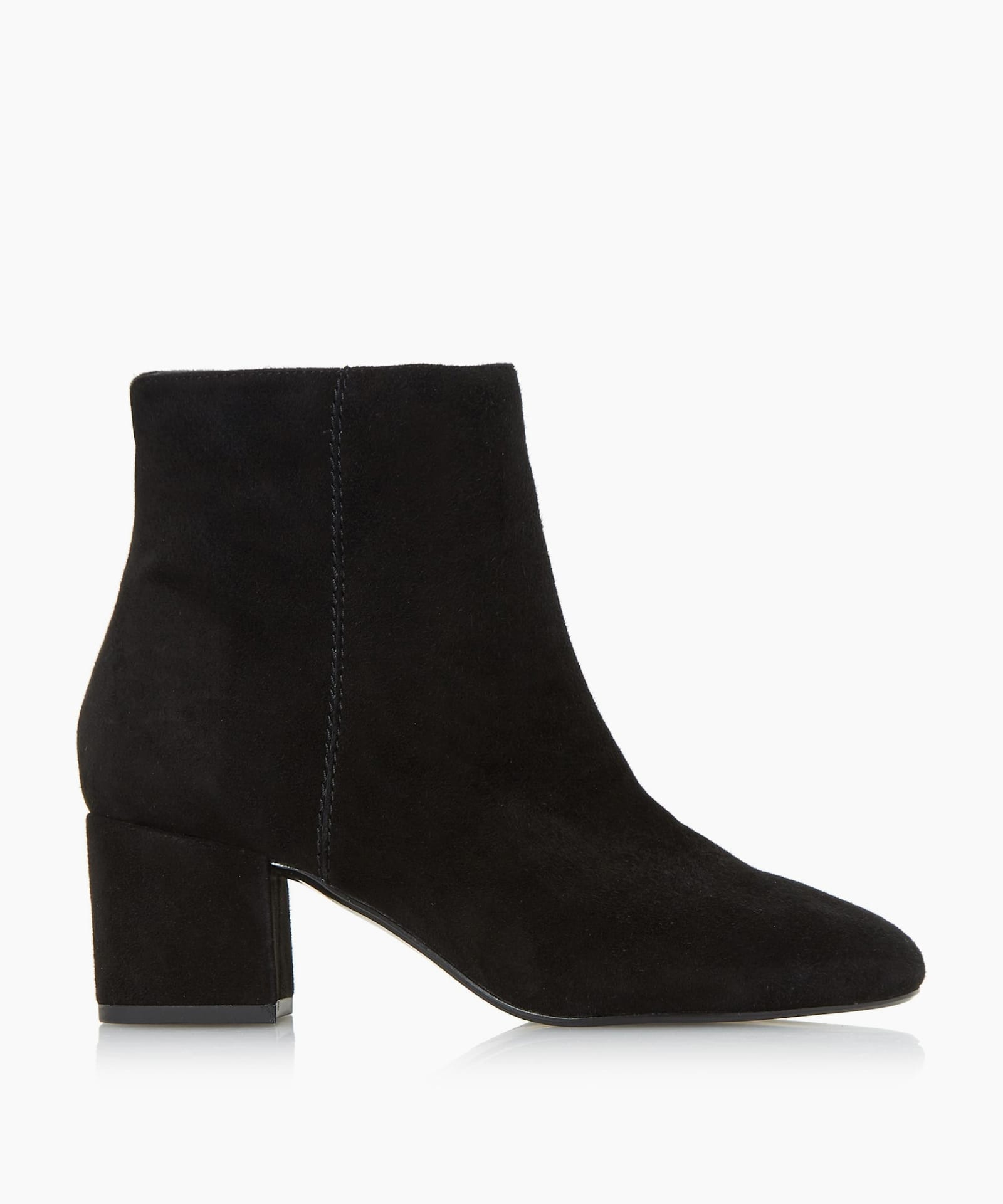 black suede ankle boots dune