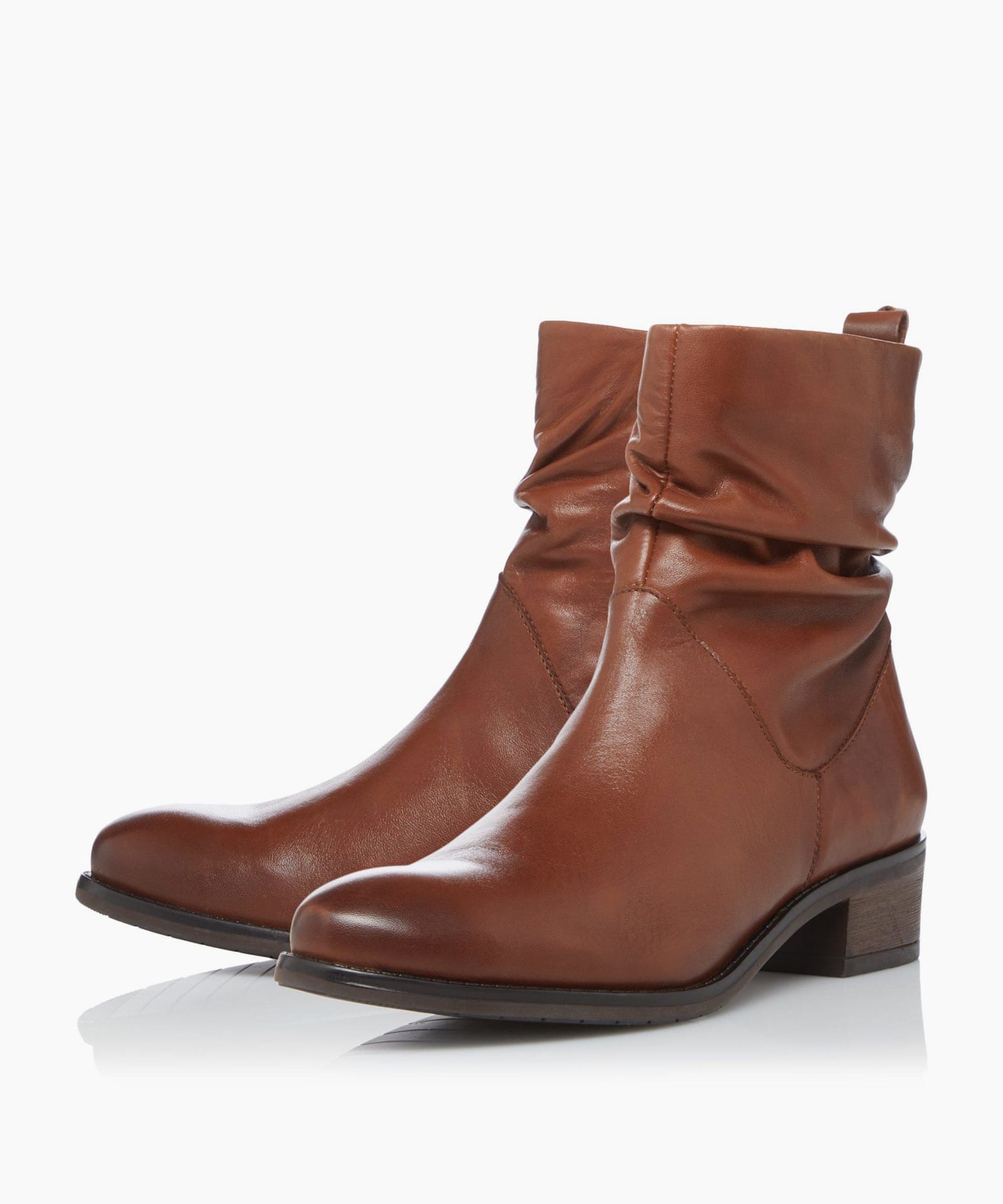 pagers ruched ankle boots