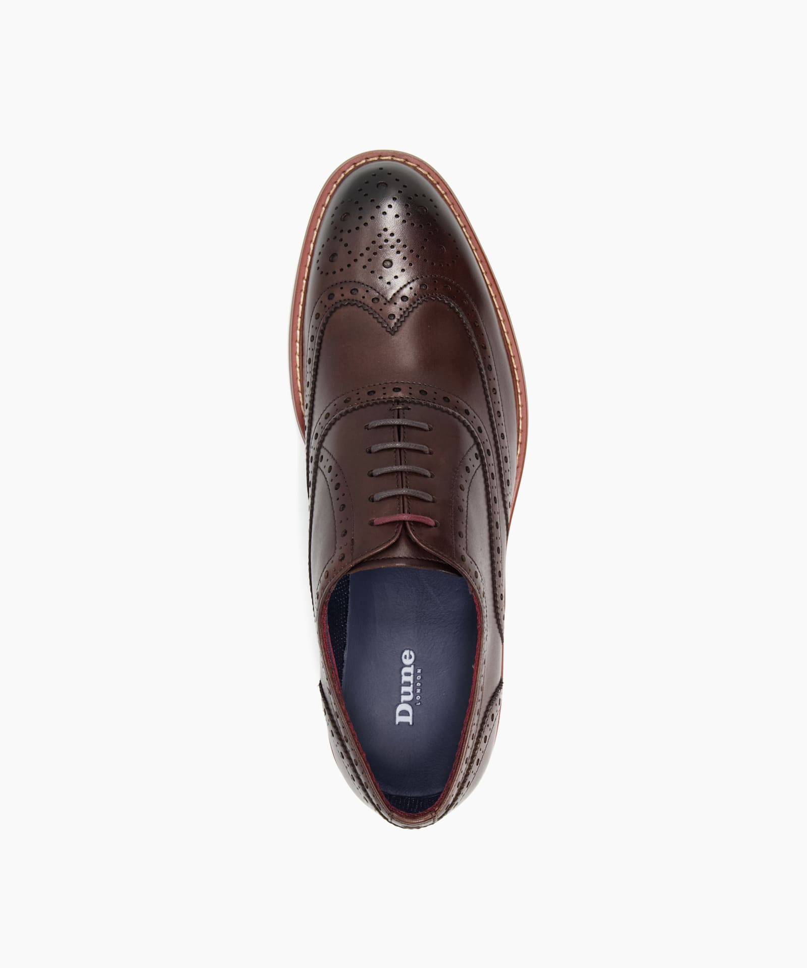 dune leather brogues