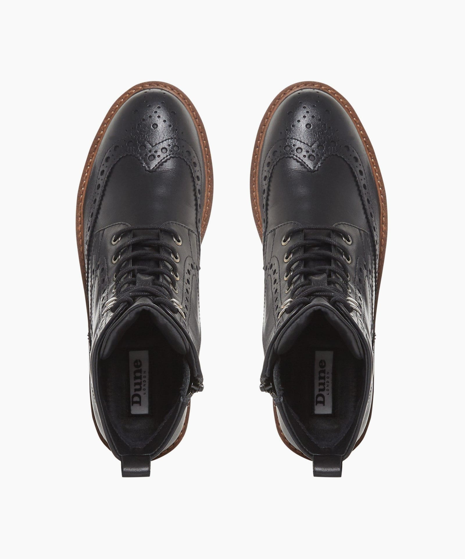 dune purely brogue boots