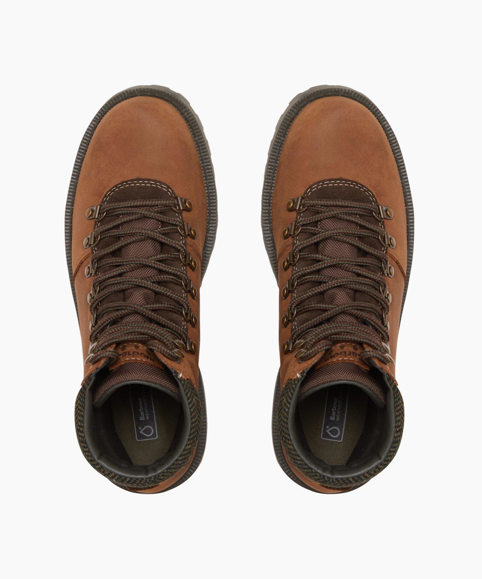 barbour quantock hiker boots brown