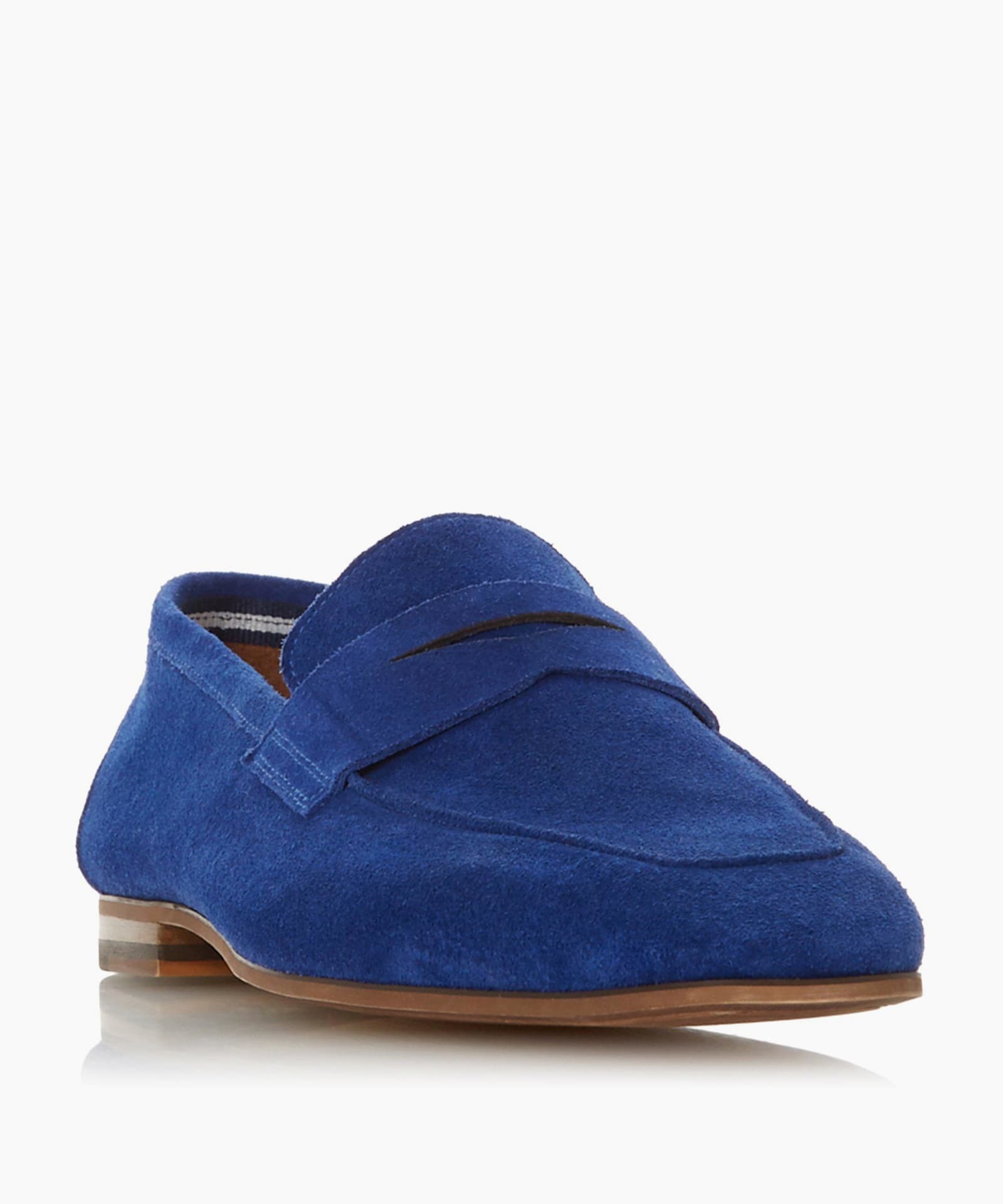 dune blue loafers