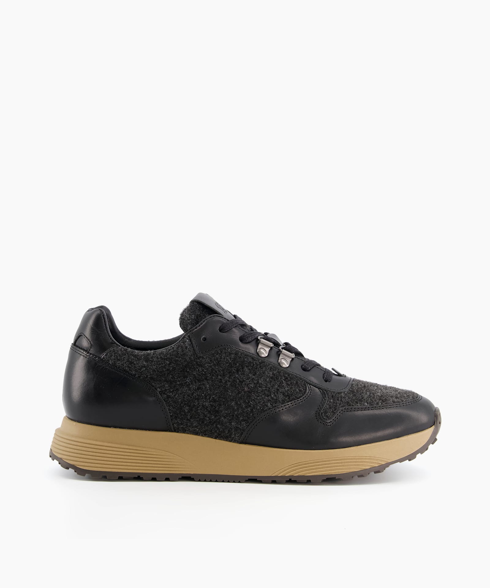 dune black glitter trainers