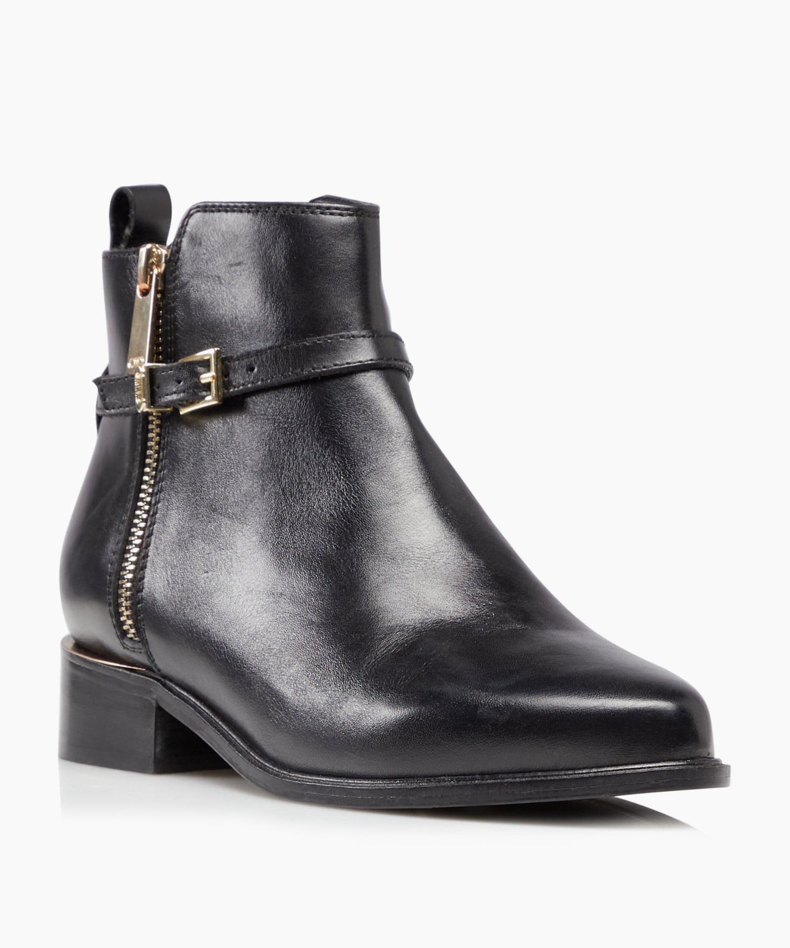 dune pop leather ankle boots