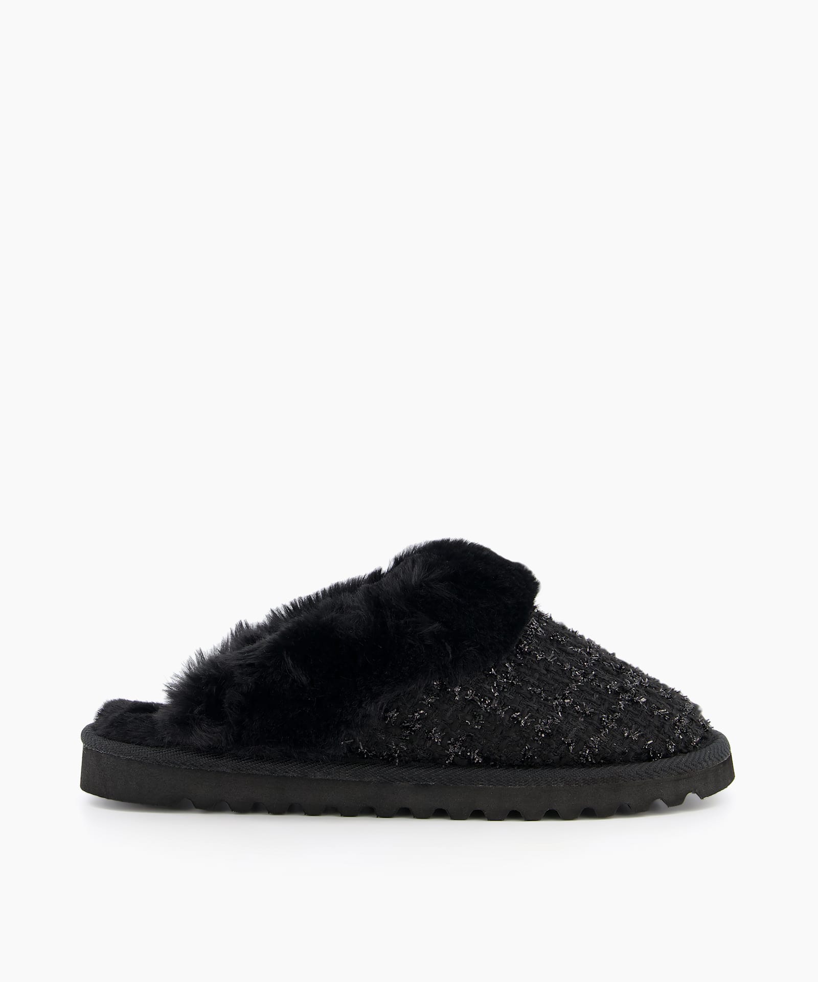 dune black slippers