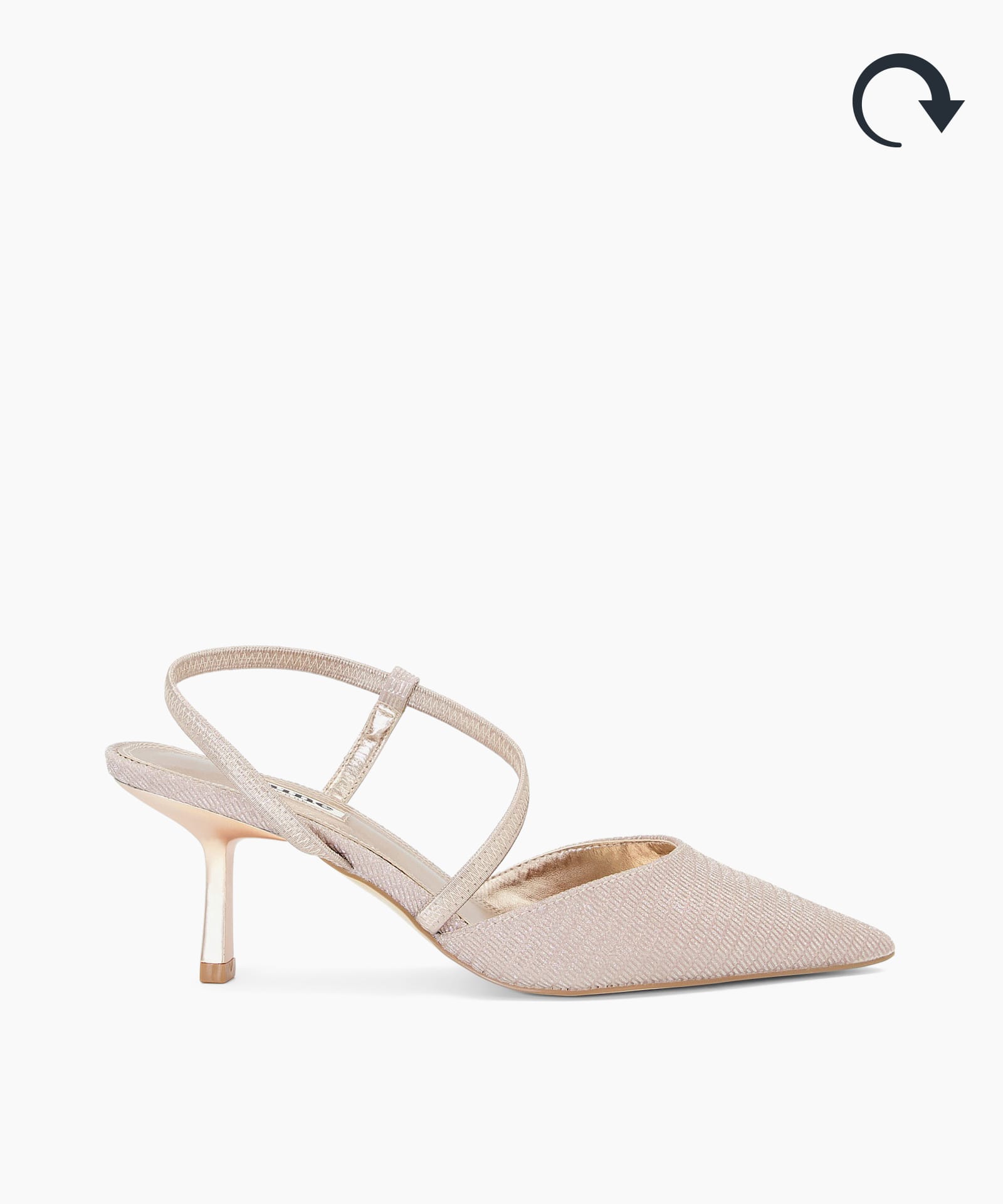 rose gold shoes kitten heel