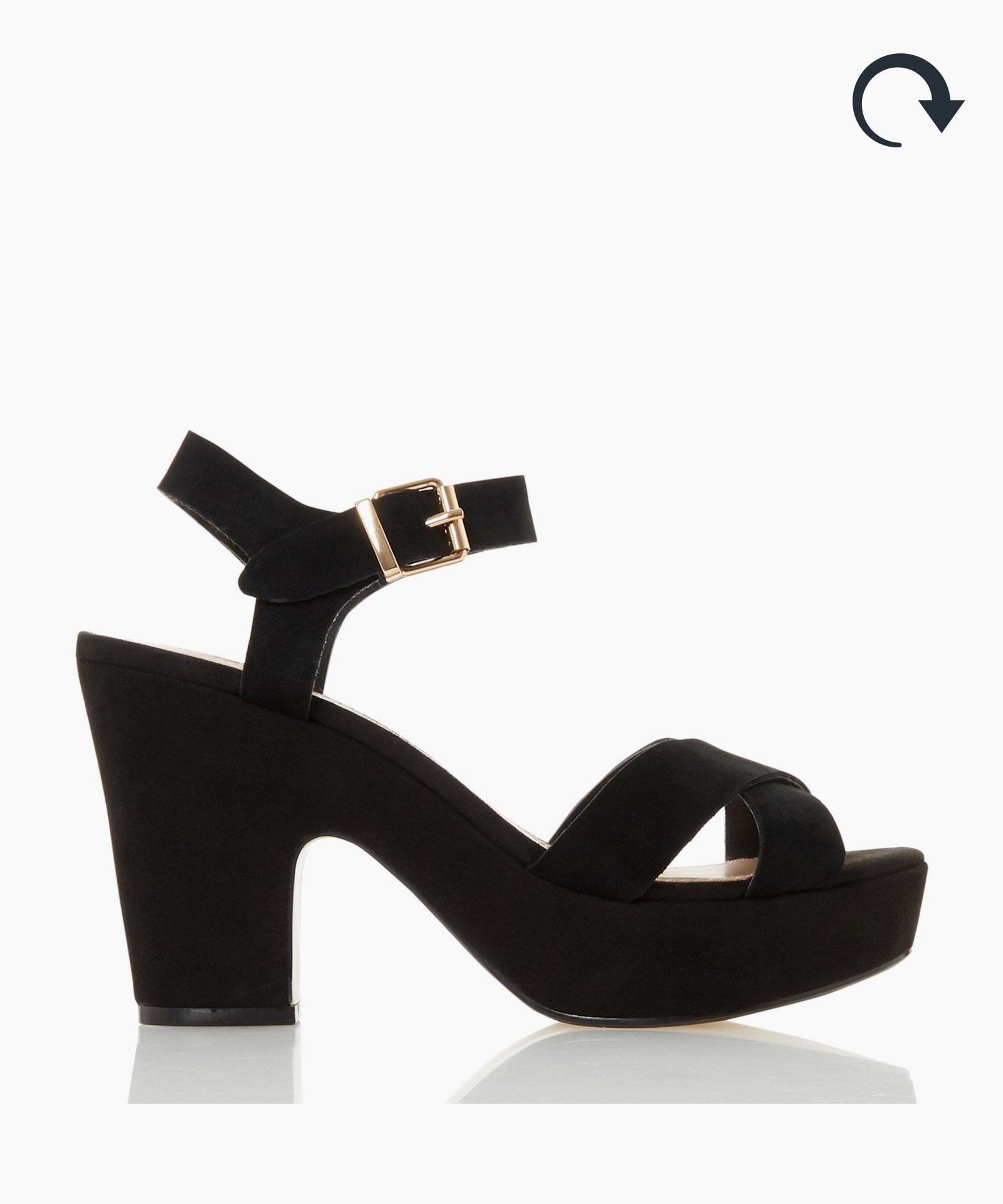 womens black platform sandals