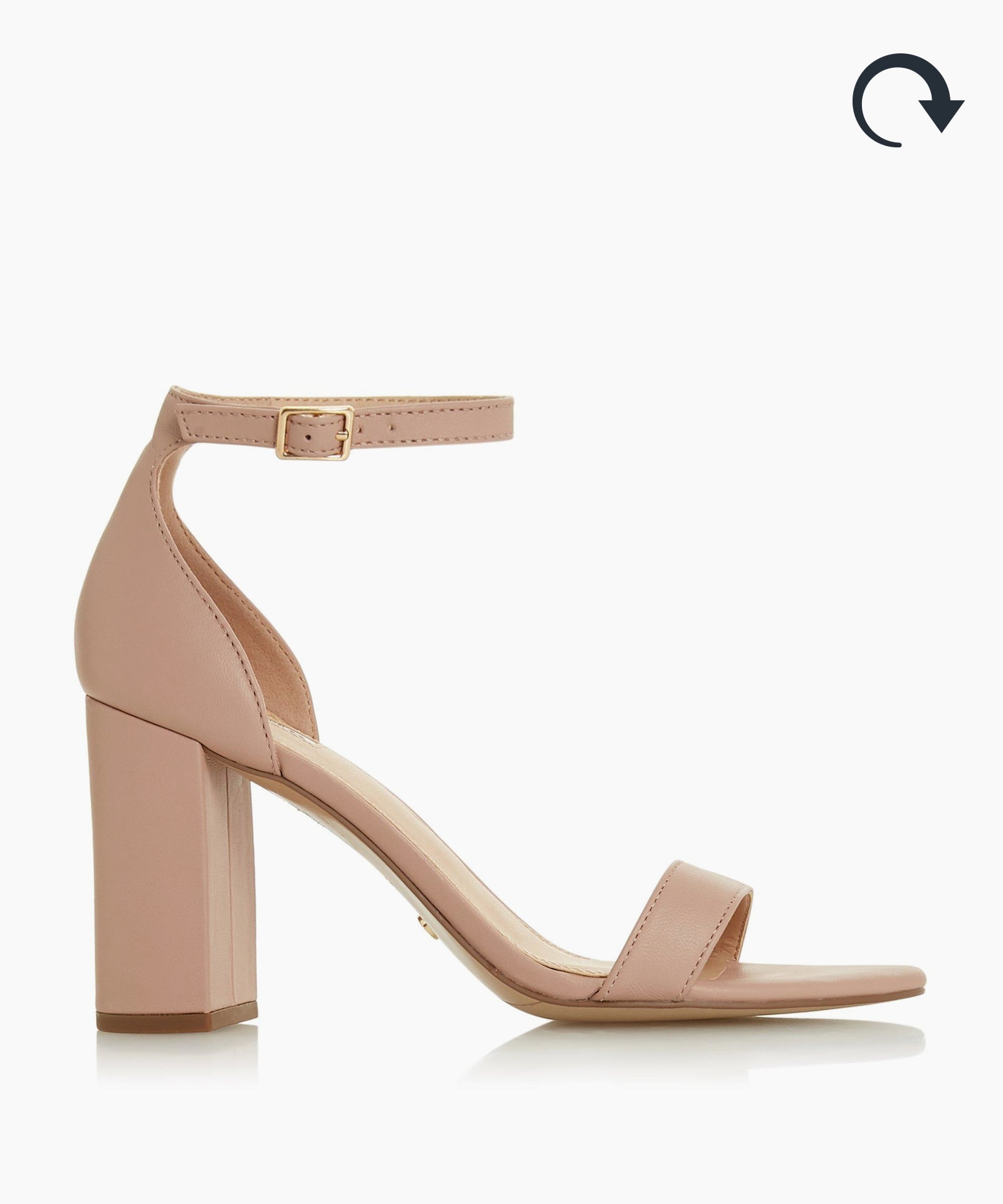 blush suede sandals