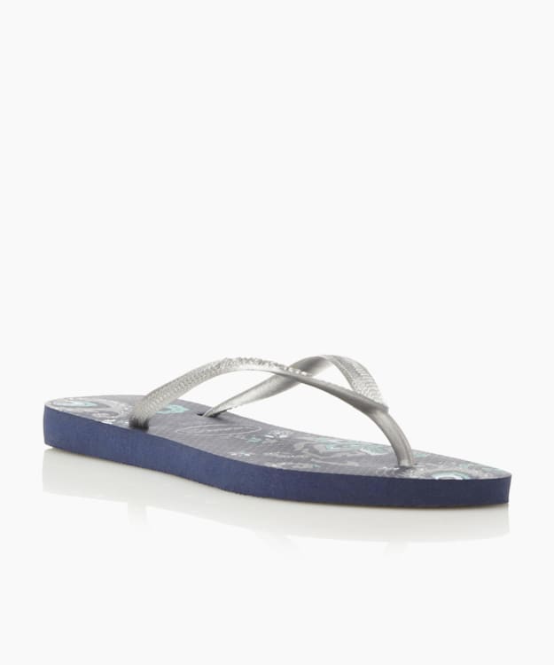 Slim Flip Flops - Navy