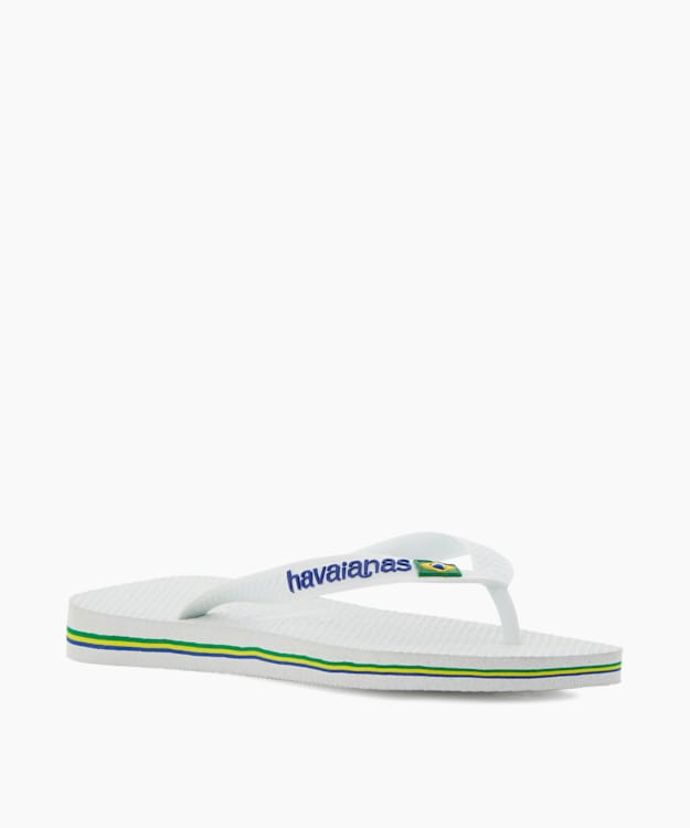 Brasil Flip Flops - White